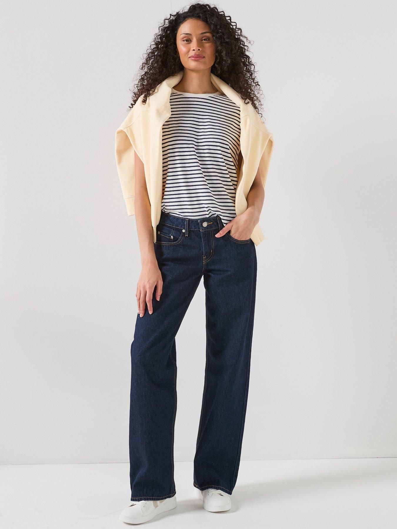 Image 3 of 6 of Levi's Low Loose Jeans - Black