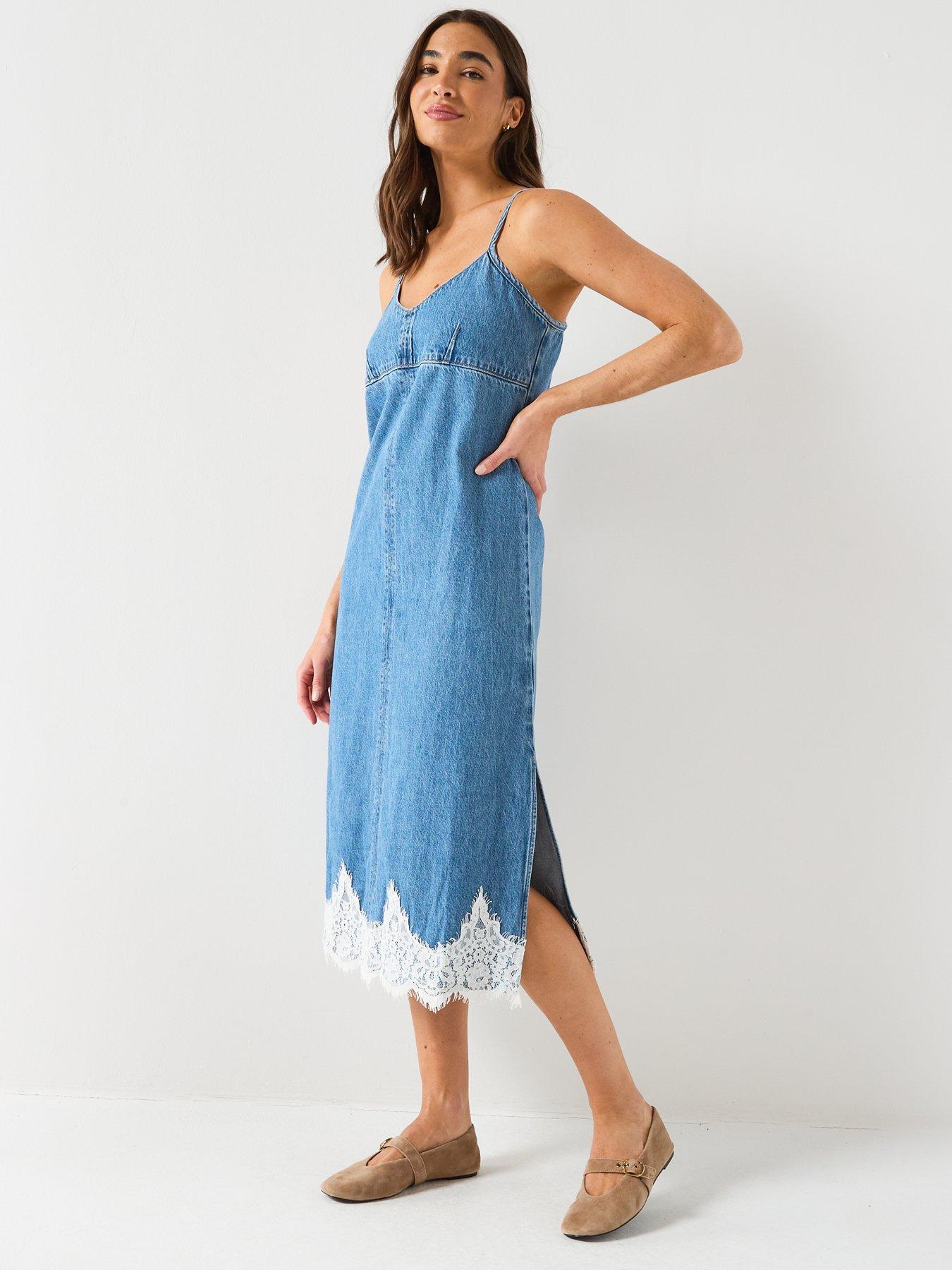 Image 3 of 6 of Levi's 90's Denim Slip Dress