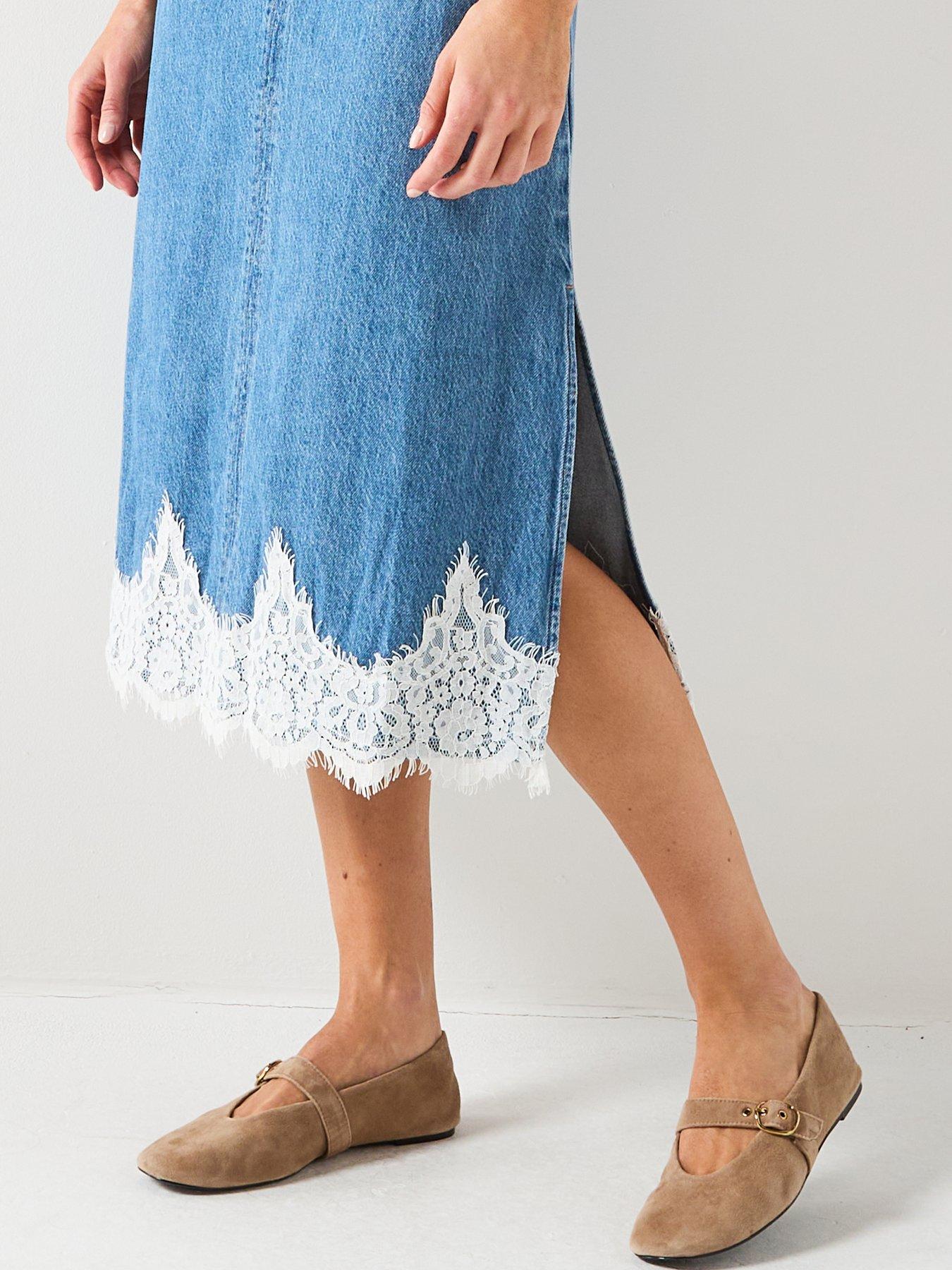 Image 5 of 6 of Levi's 90's Denim Slip Dress