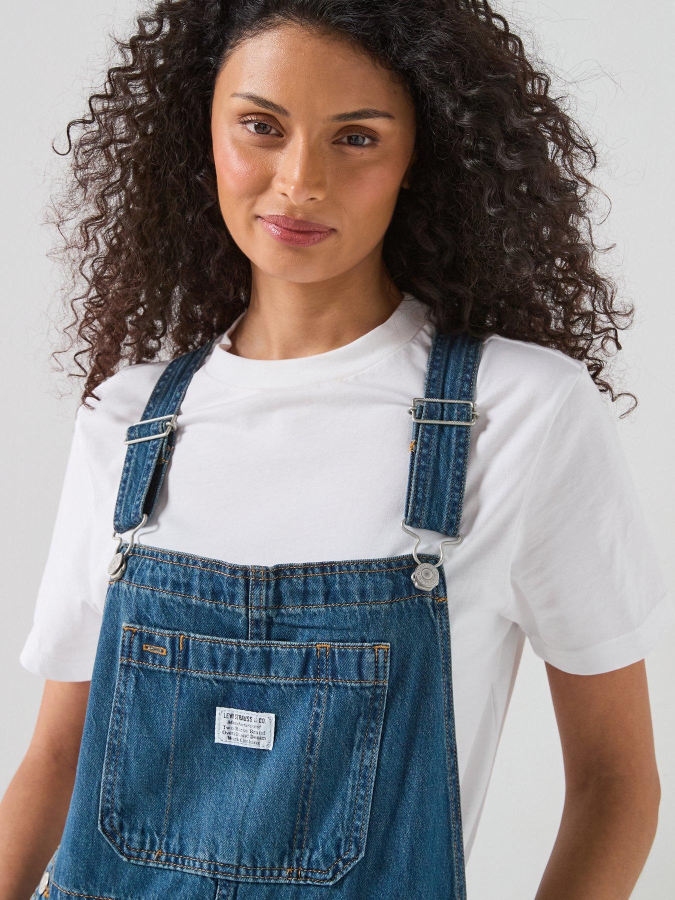 Image 4 of 6 of Levi's Utility Shortall - Blue