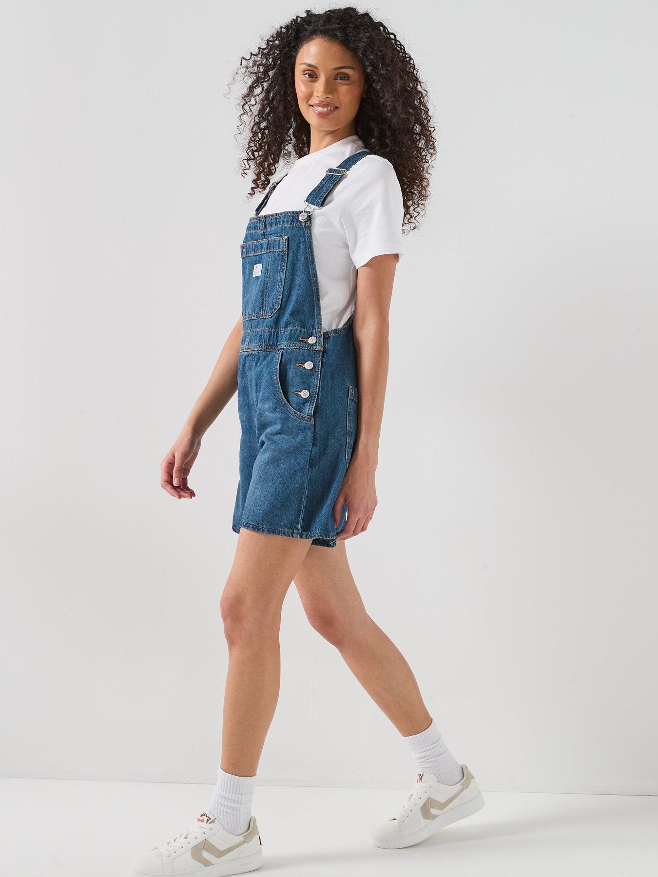 Image 6 of 6 of Levi's Utility Shortall - Blue