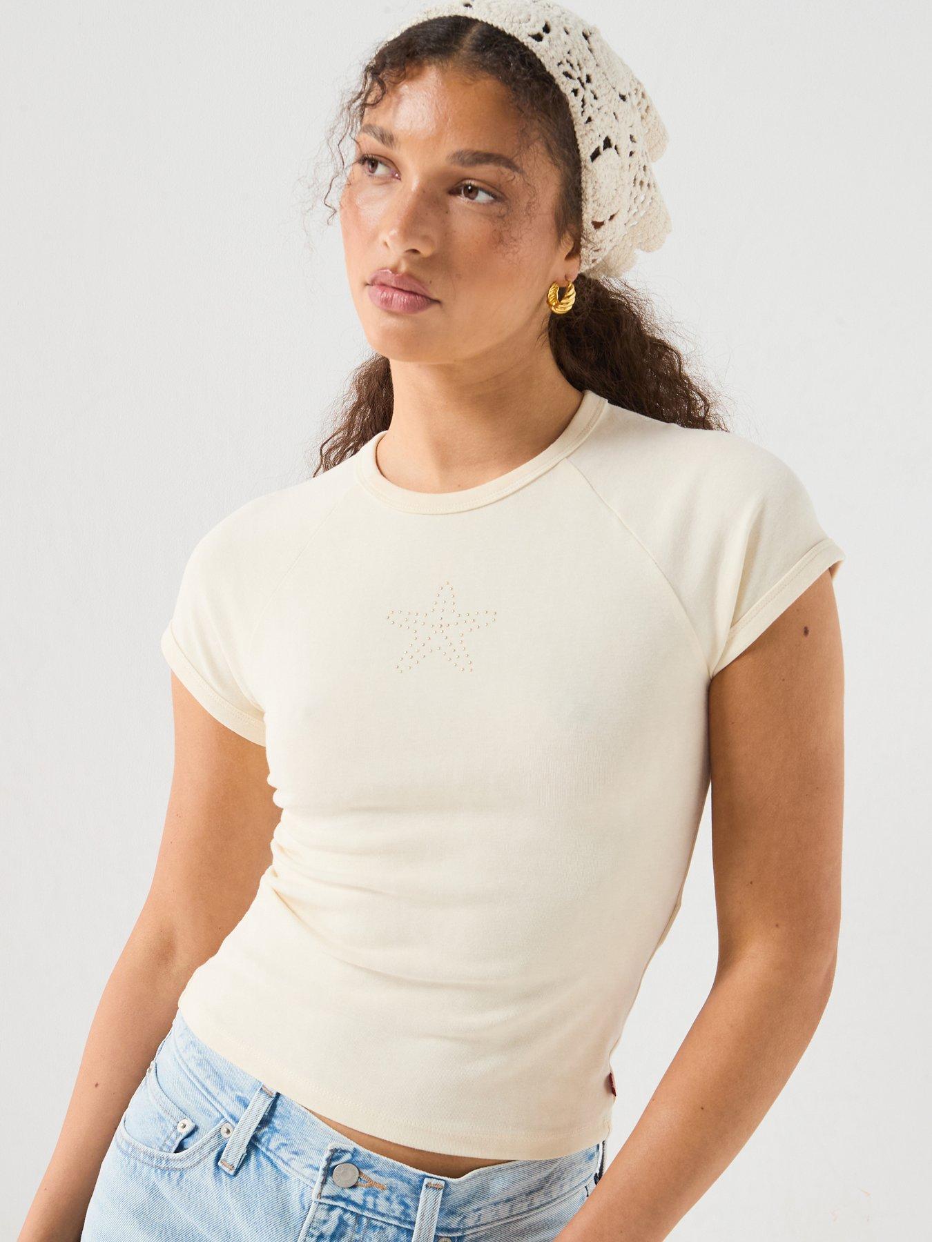 Levi's Gr Riley Raglan Tee - Beige