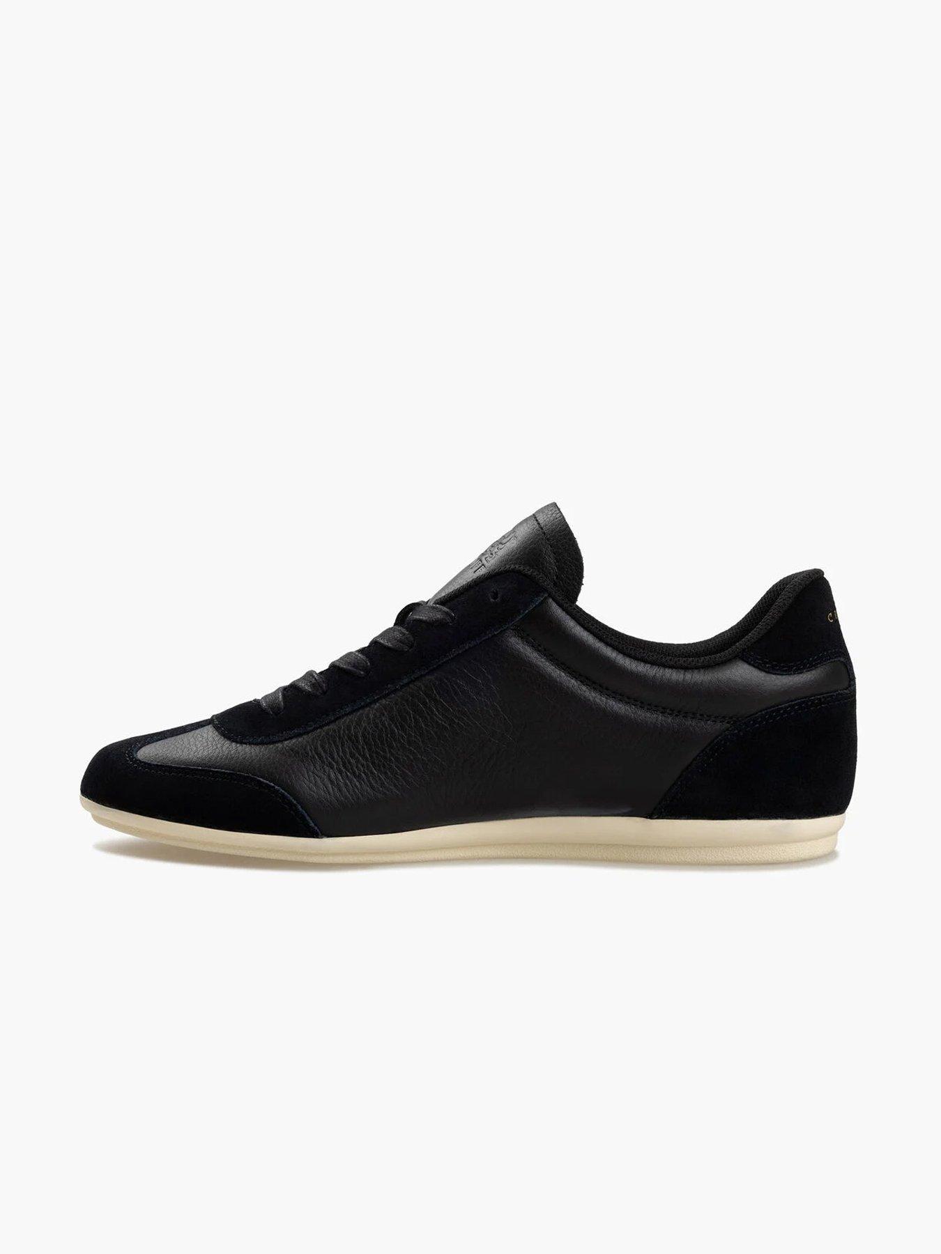 Image 7 of 7 of CRUYFF Recopa Low Profile Tumbled Suede Trainers - Black/White
