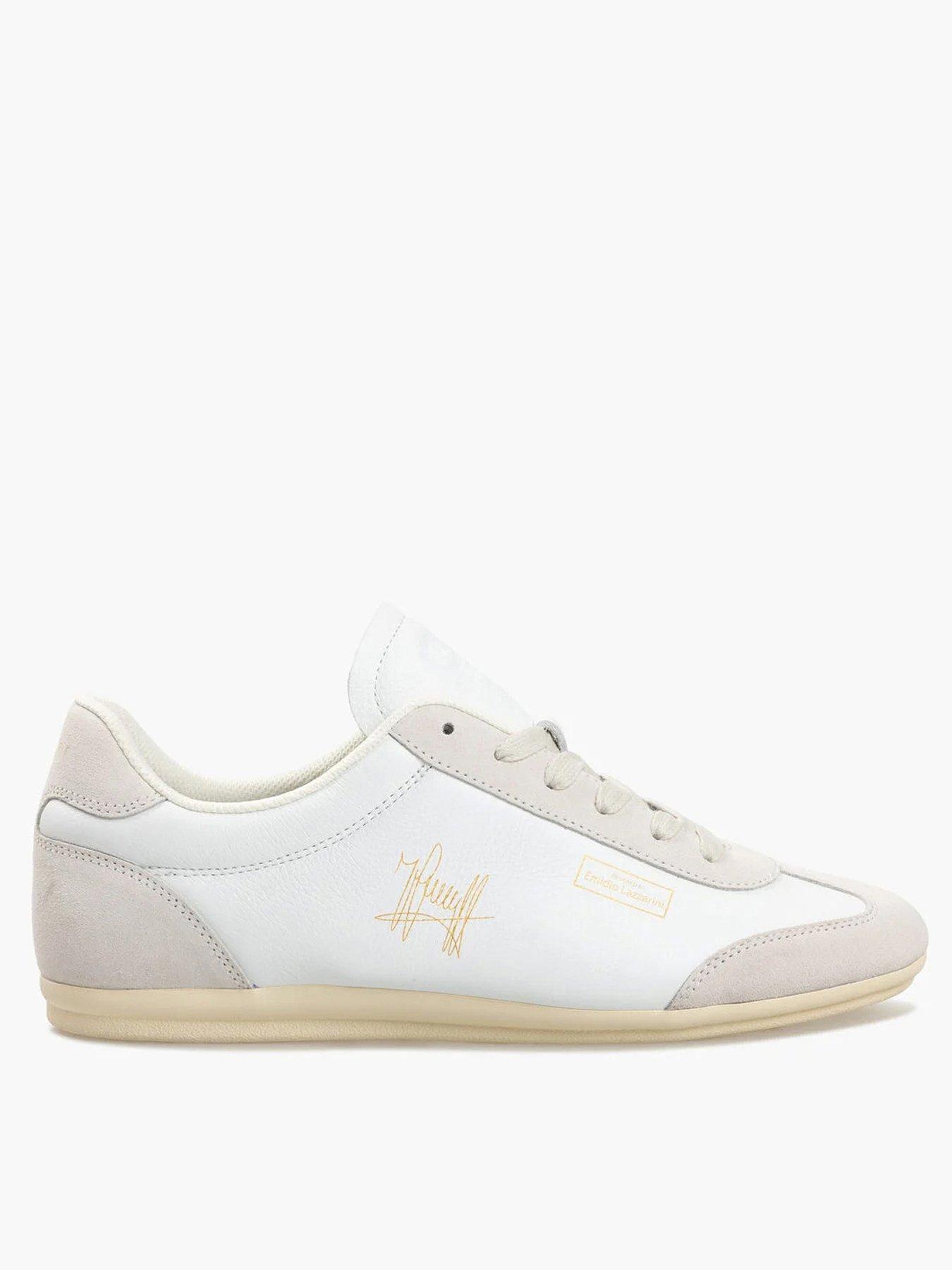 Image 1 of 7 of CRUYFF Cruyff Recopa Low Profile Tumbled Suede Trainers