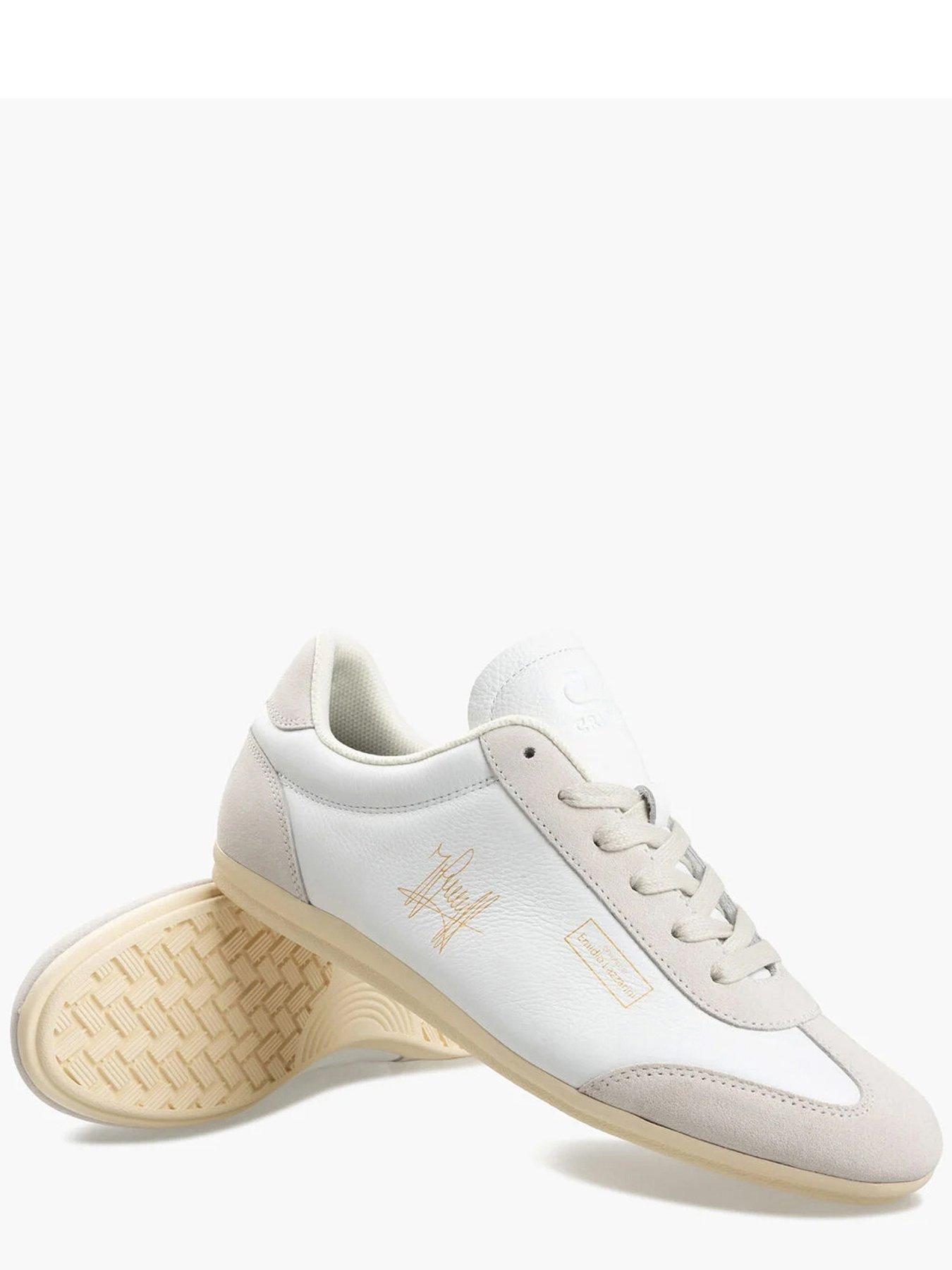 Image 4 of 7 of CRUYFF Cruyff Recopa Low Profile Tumbled Suede Trainers