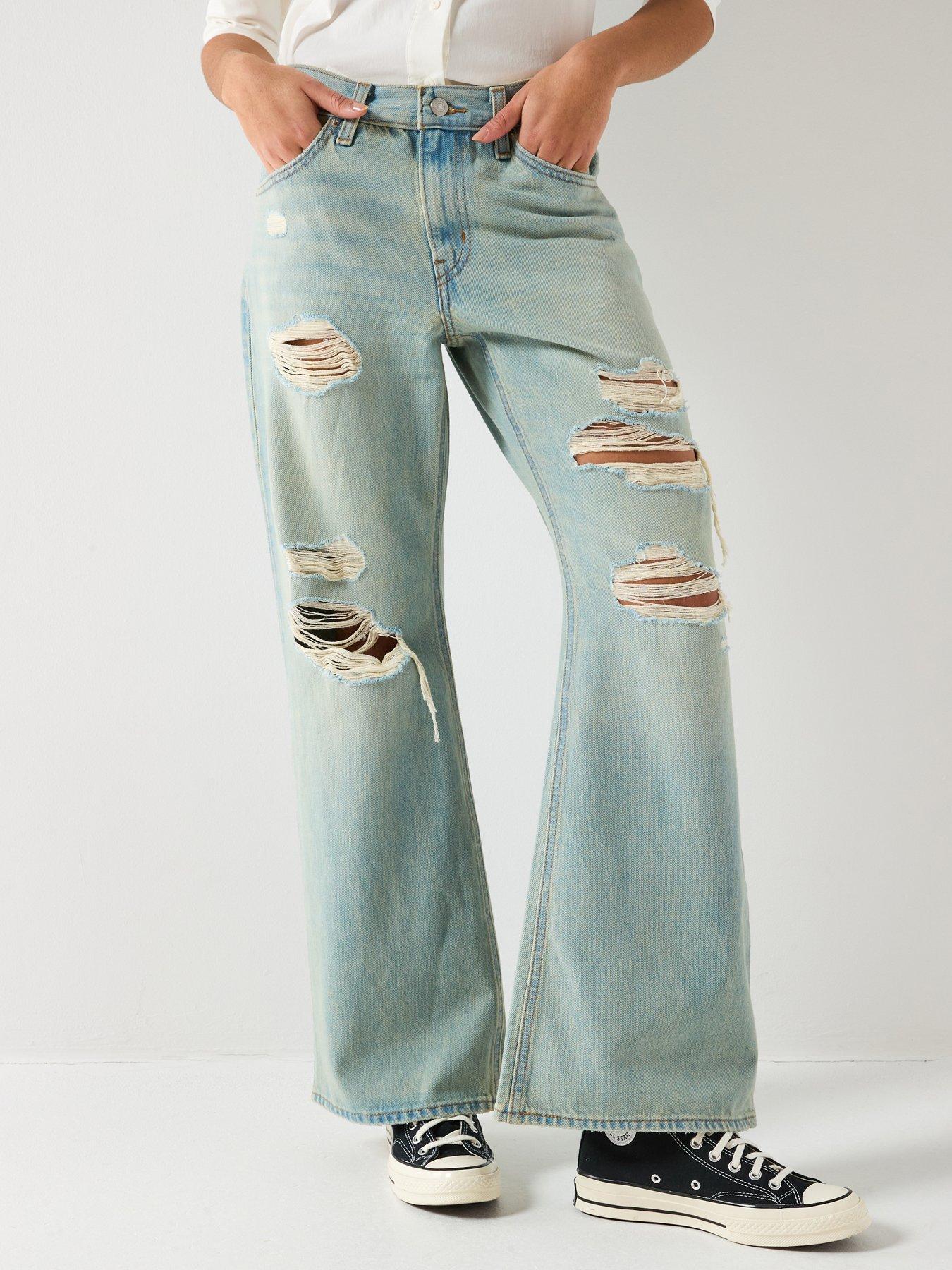 levis-middy-loose-boot-jeans-bluefront