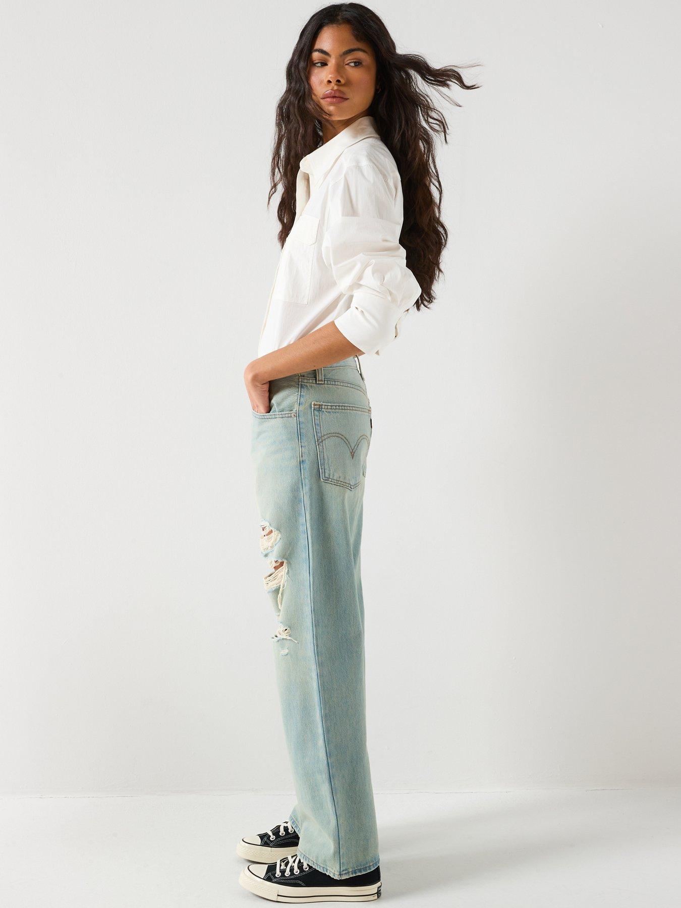 levis-middy-loose-boot-jeans-bluedetail