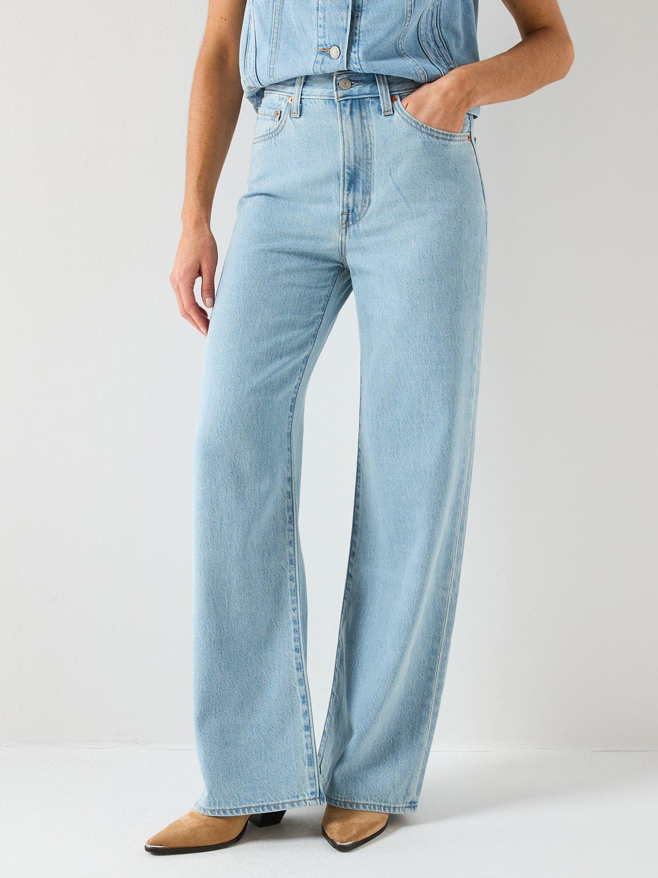 levis-ribcage-wide-leg-jeans-bluefront