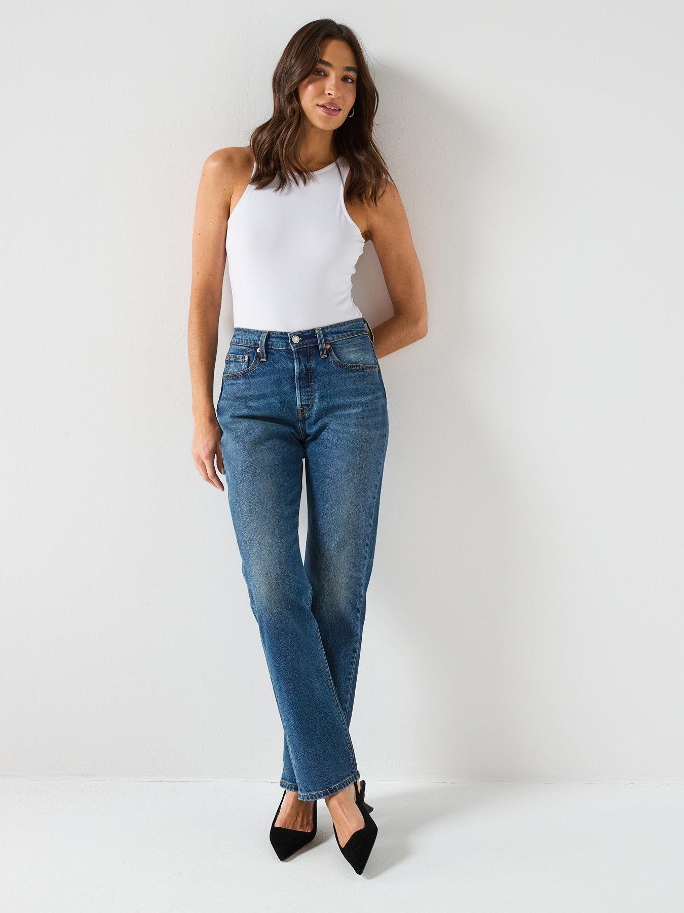 Image 6 of 6 of Levi's 501 Curve Lightweight Jeans - Blue