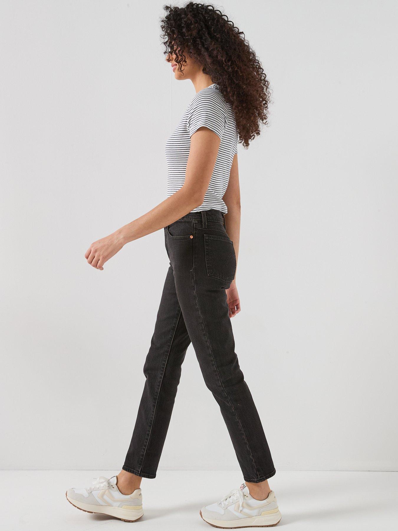 Image 6 of 6 of Levi's Wedgie Slim Jeans - Black