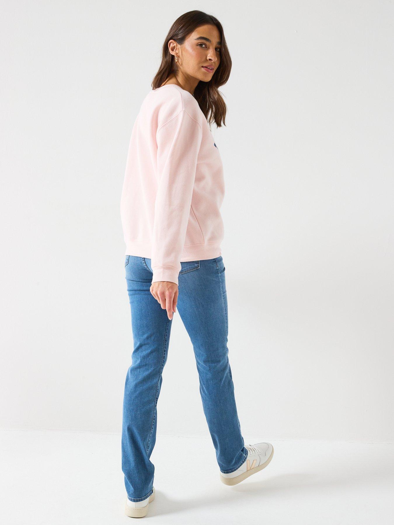 Image 5 of 6 of Levi's Graphic Everyday Crew Sweatshirt - Pink