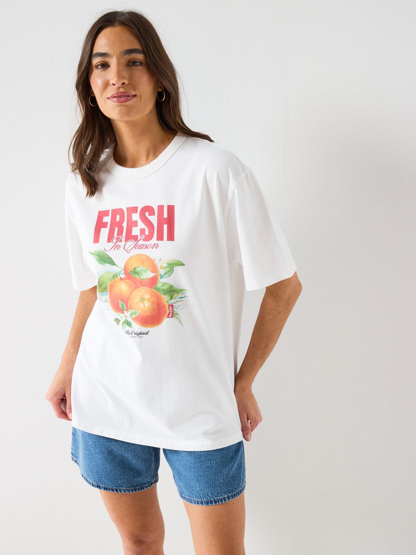 Image 1 of 6 of Levi's Tabor Tee - White