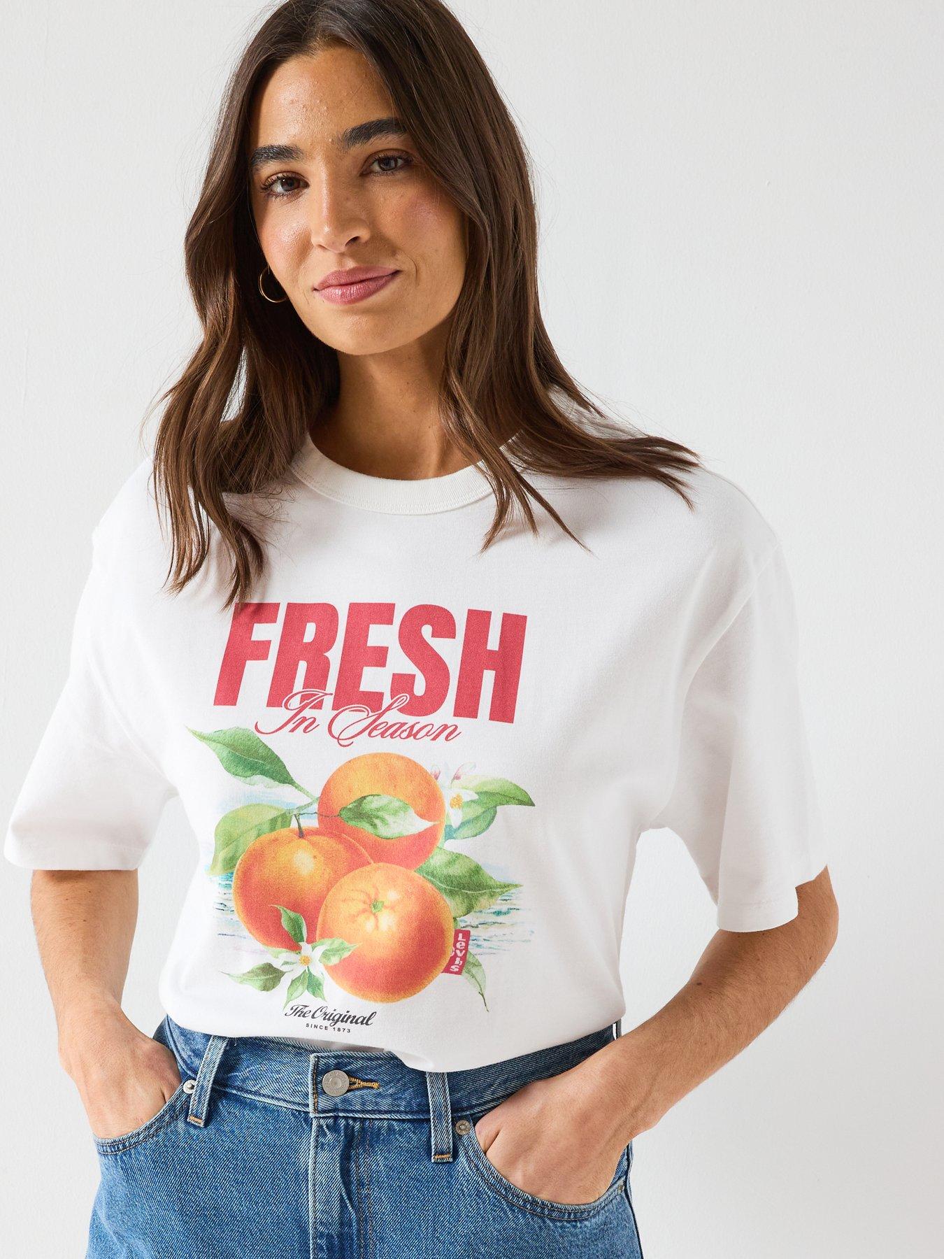 Image 4 of 6 of Levi's Tabor Tee - White