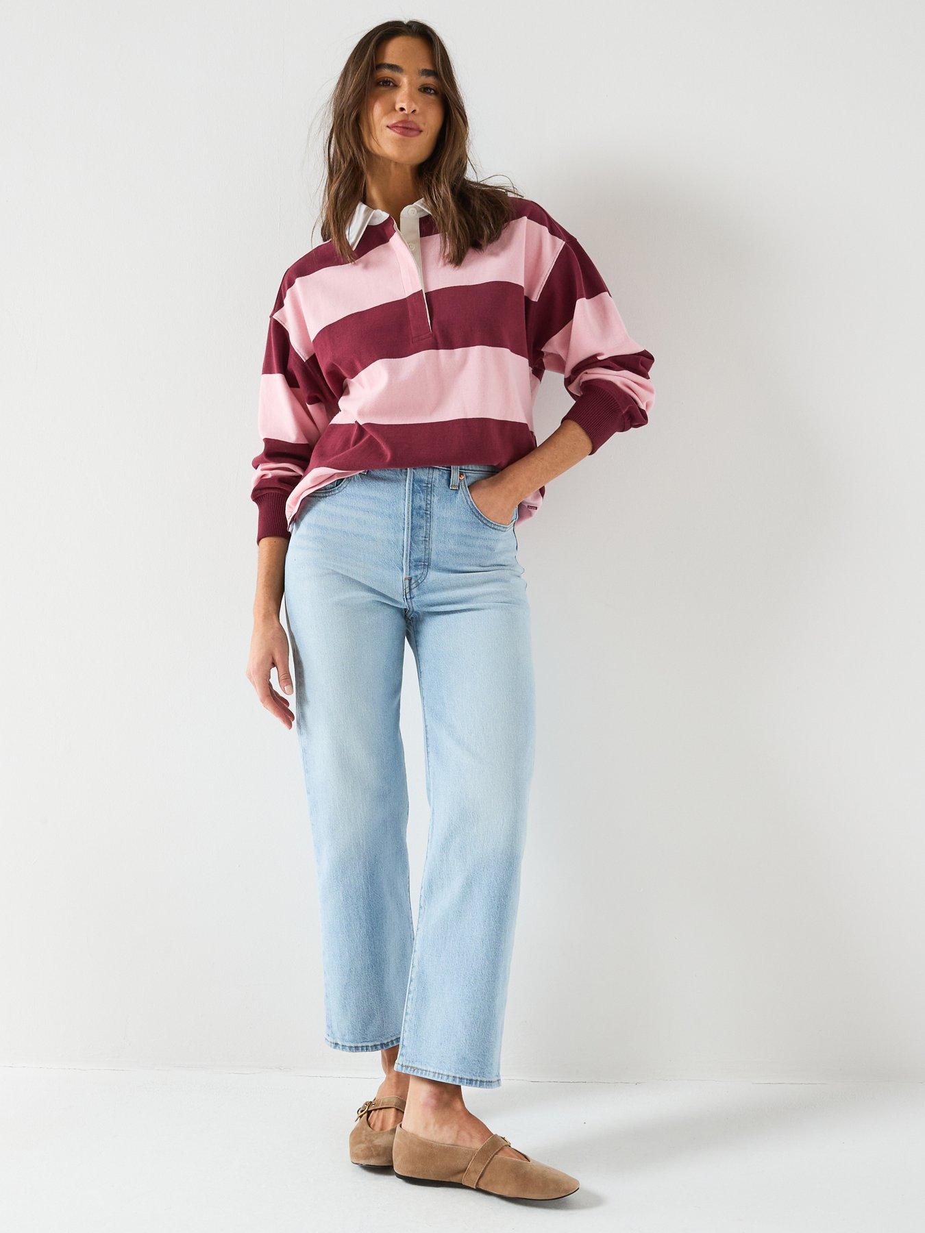 Image 5 of 6 of Levi's Reenie Rugby Long Sleeve - Pink