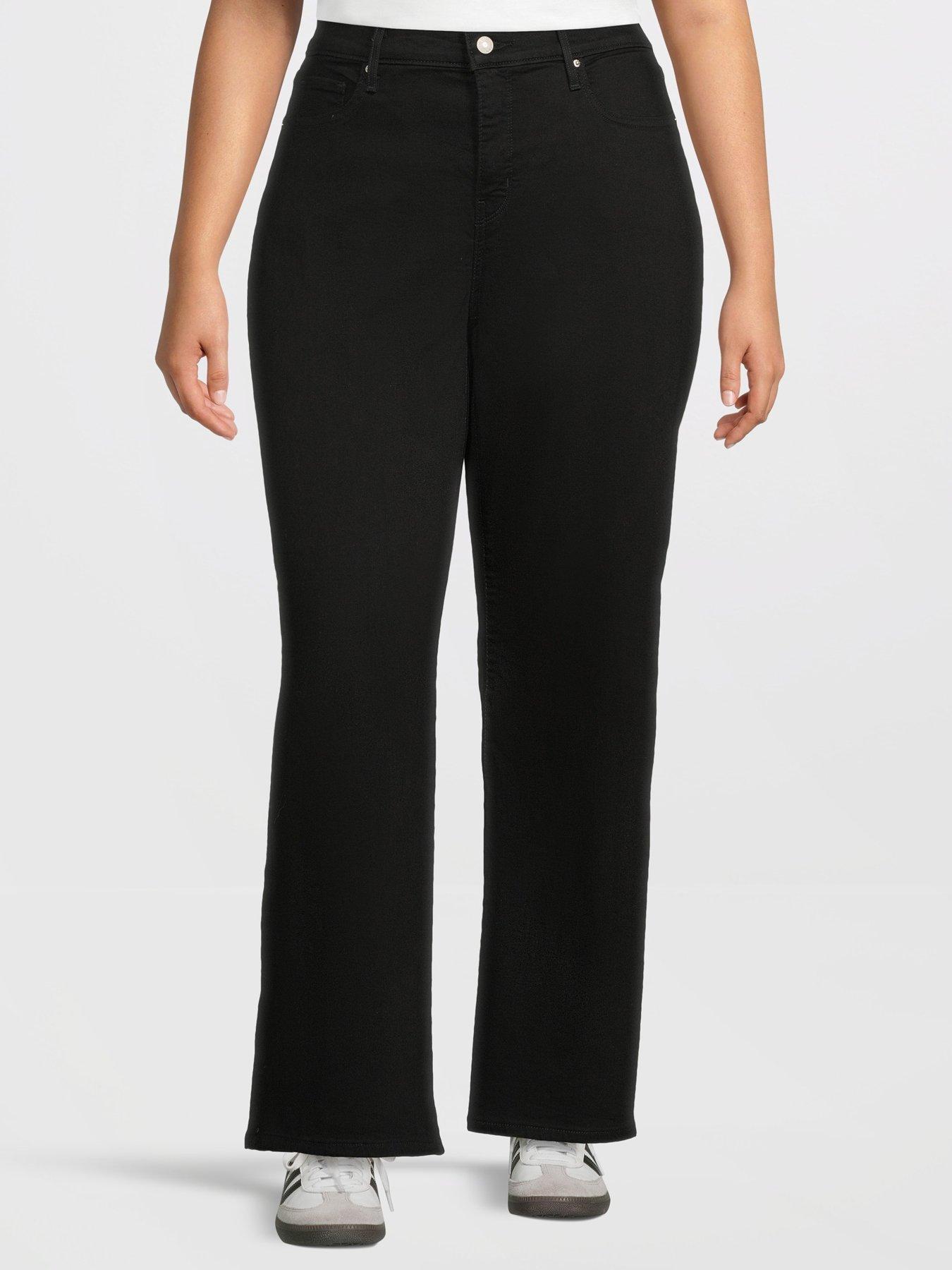 Levi's Plus 318 Shaping Wide Leg - Black