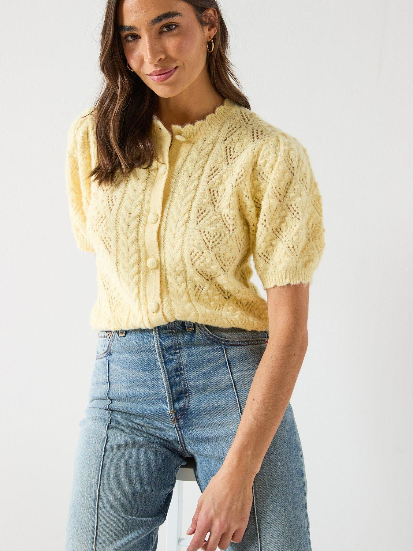 Image 1 of 6 of Levi's Pauline Pointelle Ss Cardi