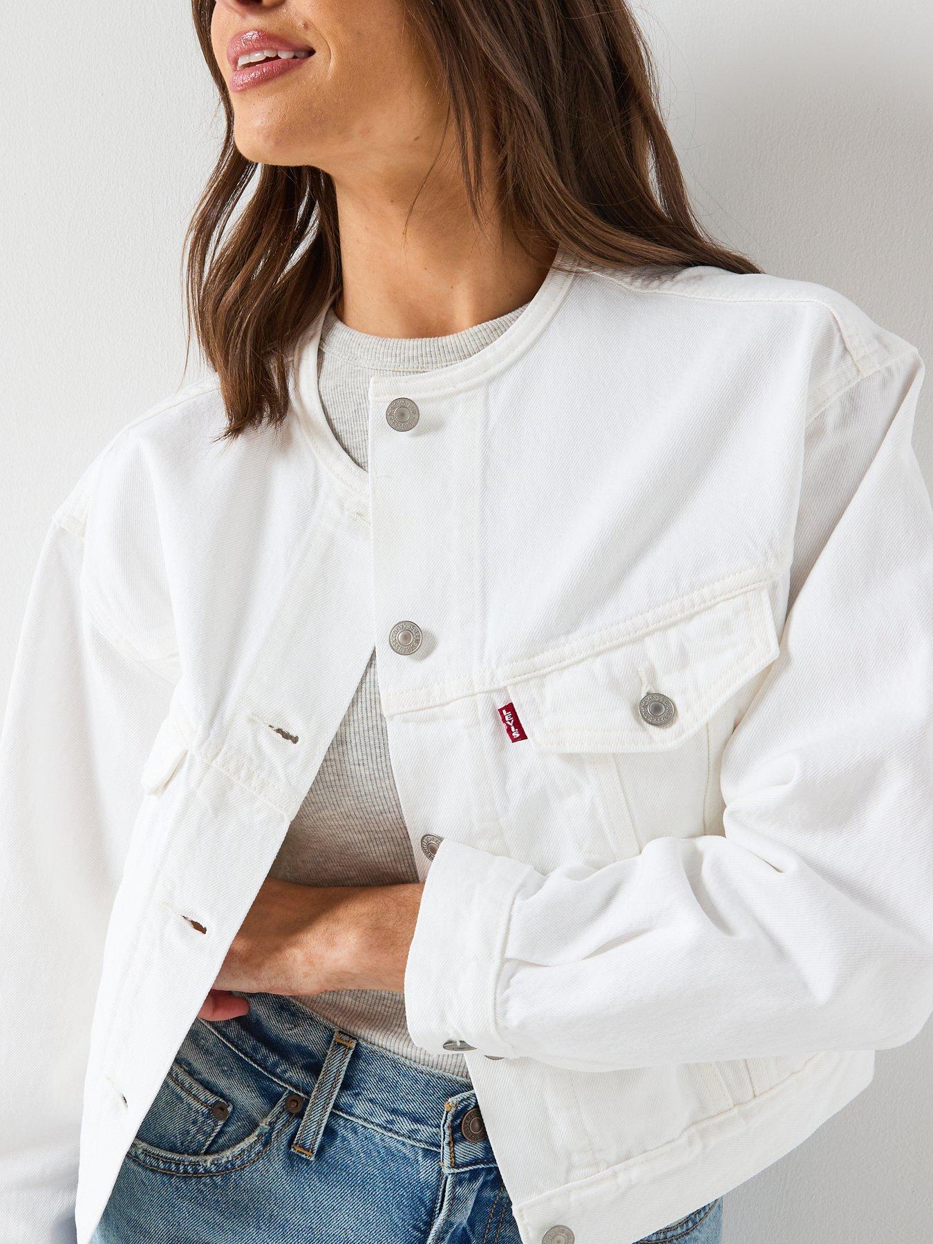 Image 4 of 6 of Levi's Collarless Shrunken 90s Trucker