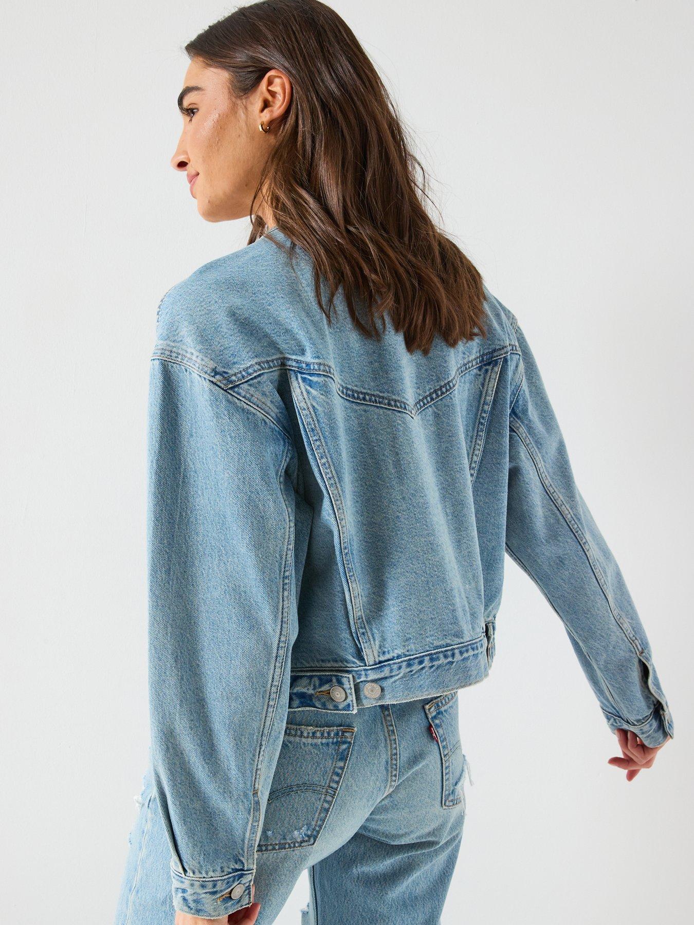 Image 2 of 6 of Levi's Collarless Shrunken 90s Trucker