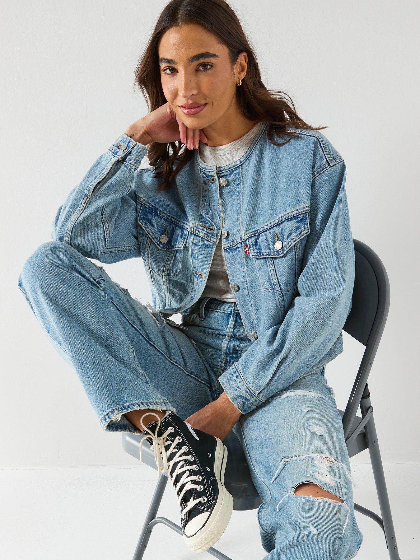 Image 6 of 6 of Levi's Collarless Shrunken 90s Trucker