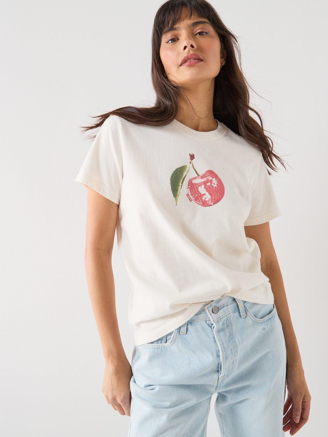 Image 1 of 5 of Levi's Graphic Favourite T-Shirt - Beige