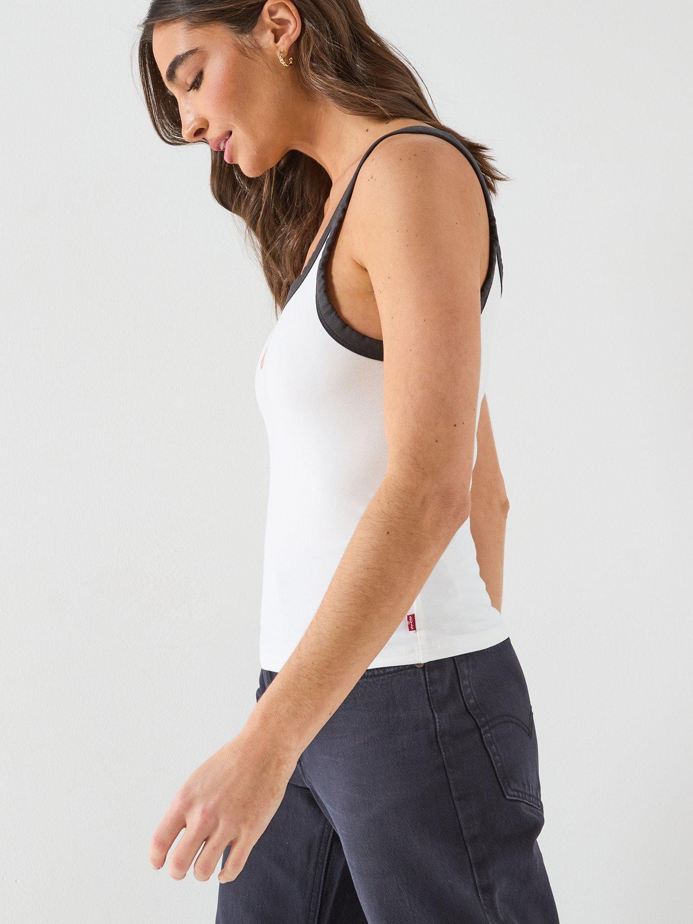 Image 5 of 6 of Levi's Essential Tank T-Shirt - White