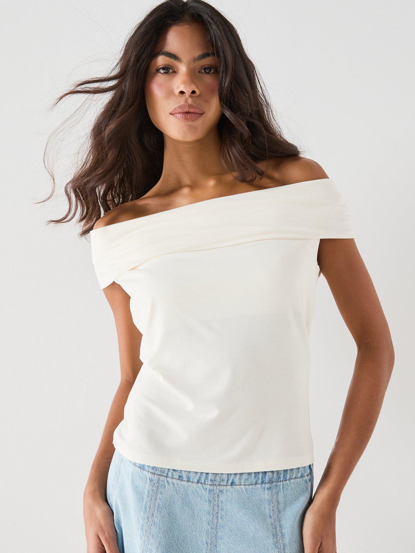 Levi's Tori Twisted Clean Knit Top - White