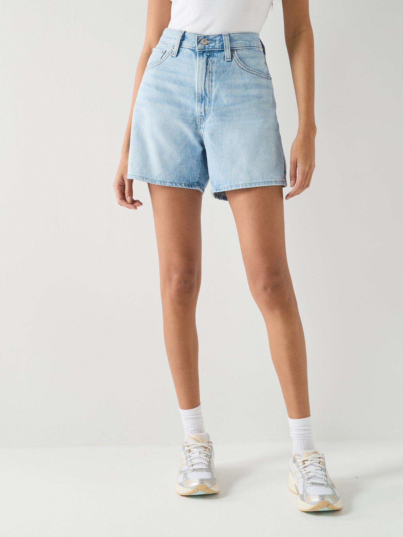 Image 1 of 5 of Levi's Cinch Mid-Thigh Short - Blue