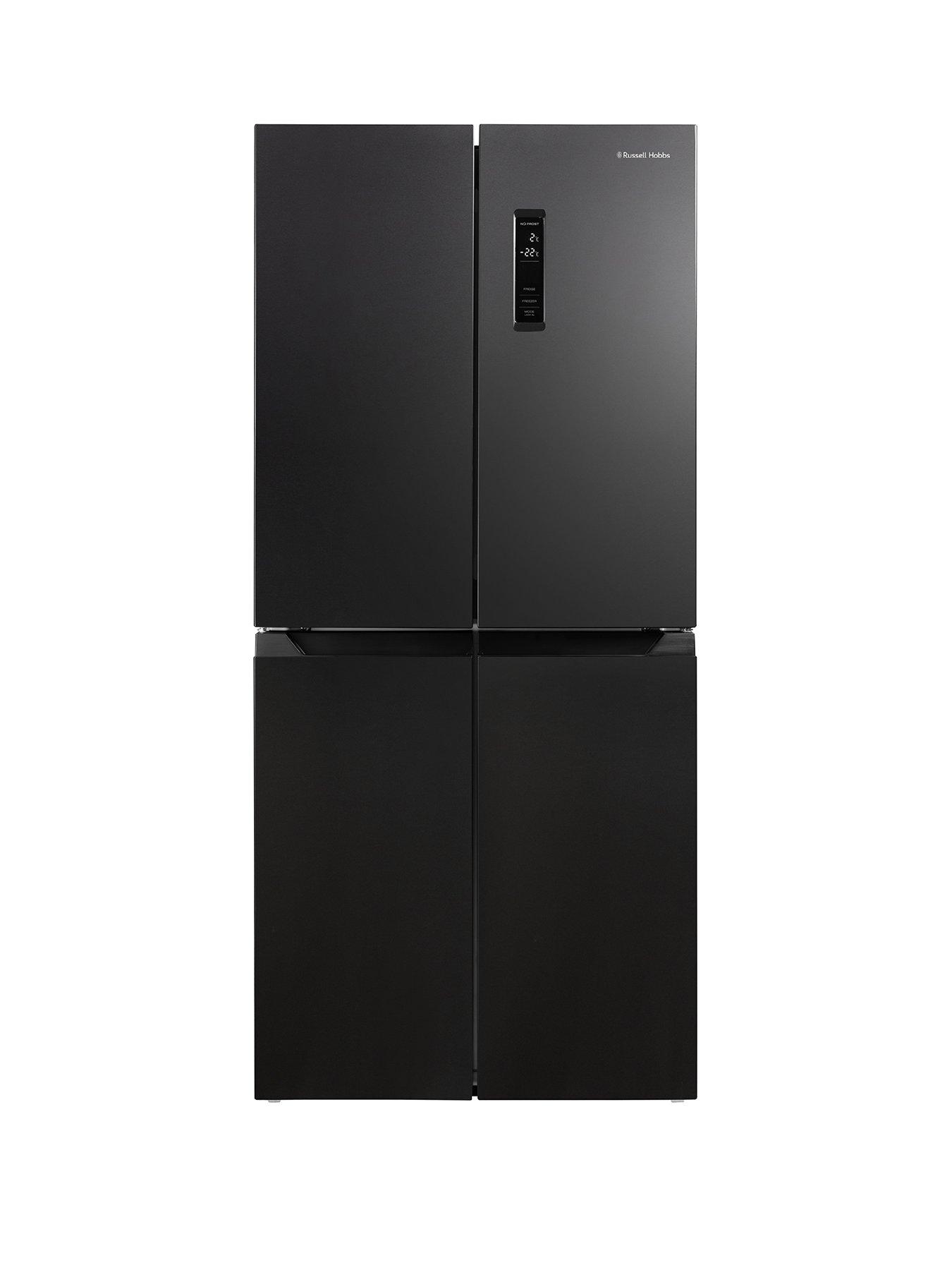 Image 1 of 4 of Russell Hobbs RH180A4FF802E1BS 50/50 Split 4 Door Total No Frost Fridge Freezer in Black Steel