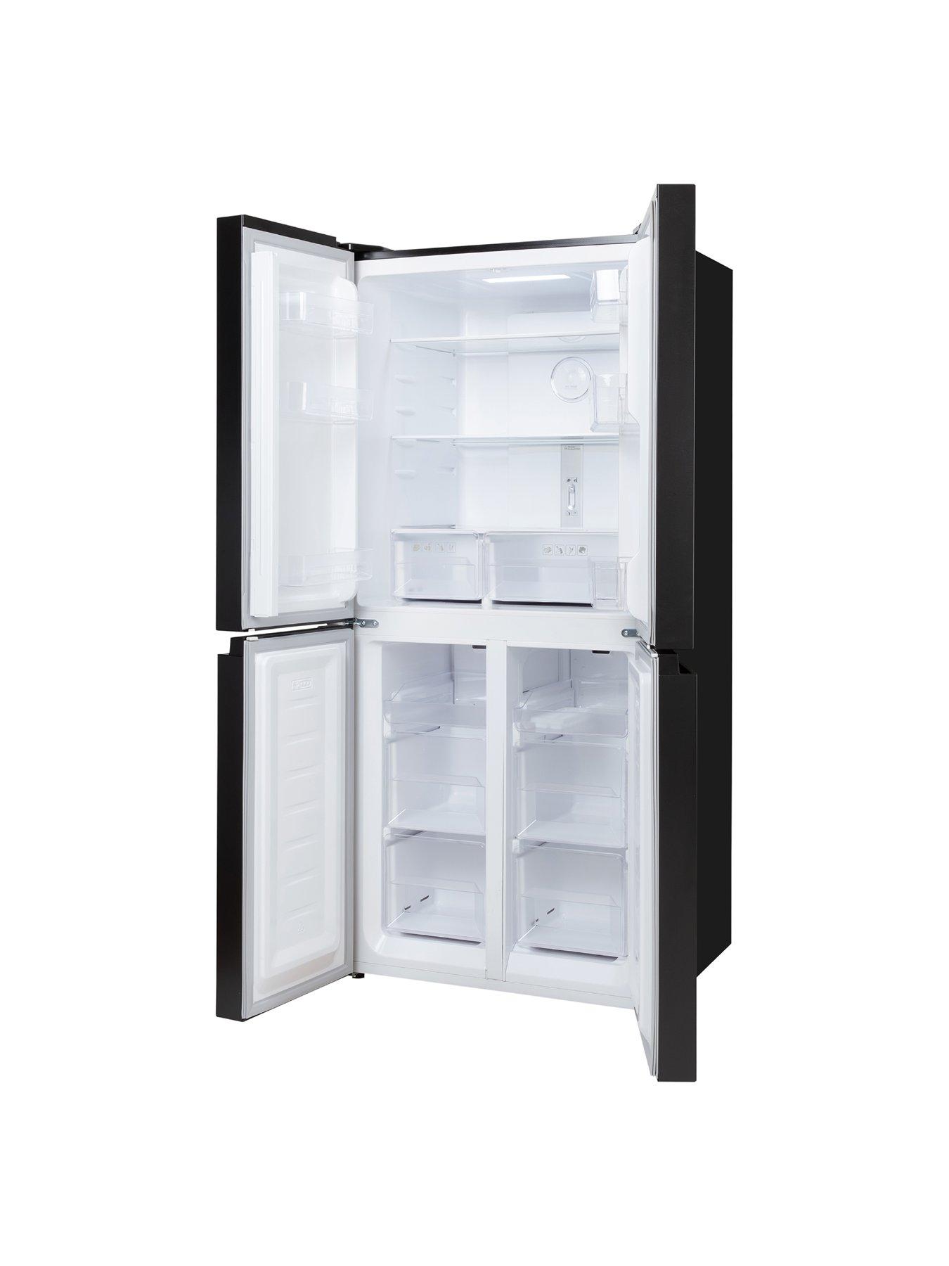 Image 3 of 4 of Russell Hobbs RH180A4FF802E1BS 50/50 Split 4 Door Total No Frost Fridge Freezer in Black Steel