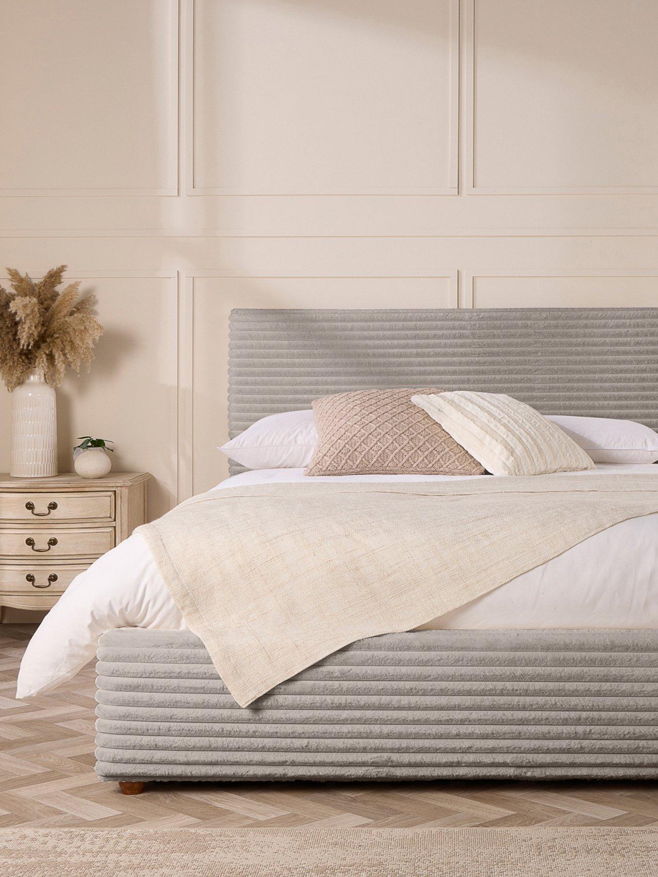 aspire-willowford-ottoman-bed-silver
