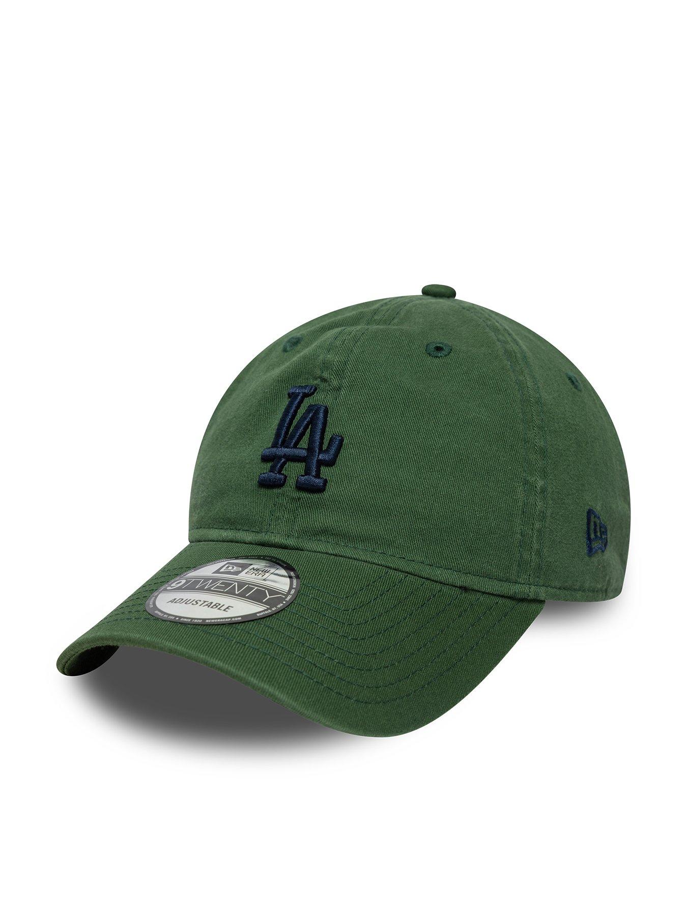 New Era LA Dodgers Washed Script 9Twenty MLB Baseball Cap - Green
