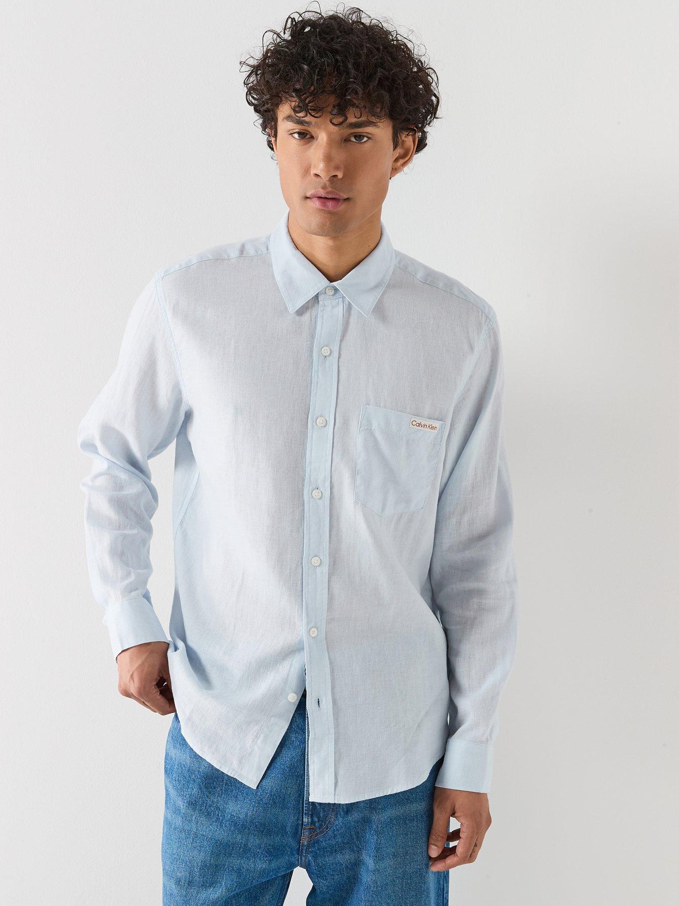 Calvin Klein Jeans Calvin Klein Jeans Casual Linen Shirt -plein Air