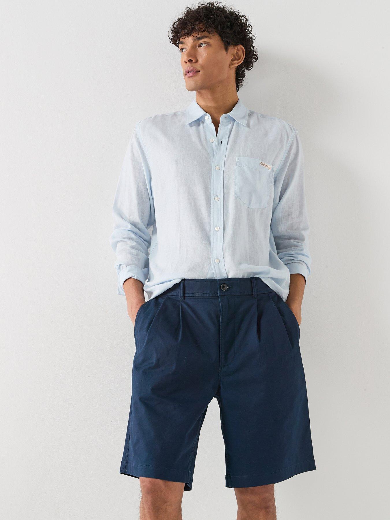 calvin-klein-jeans-calvin-klein-jeans-washed-relaxed-cotton-chino-shorts--dark-sapphire