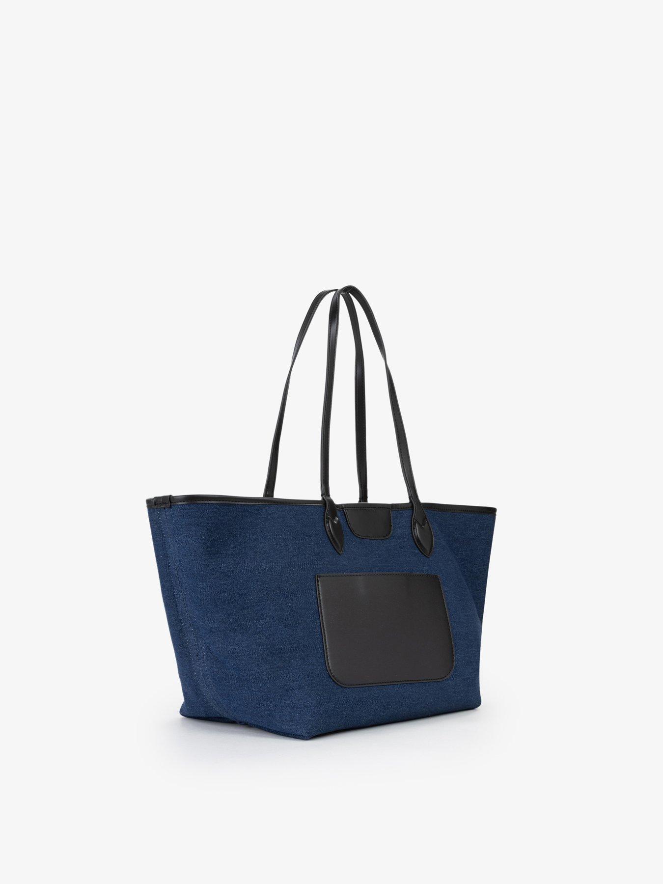 Image 3 of 5 of Valentino Reverse Shopping Bag - Blue