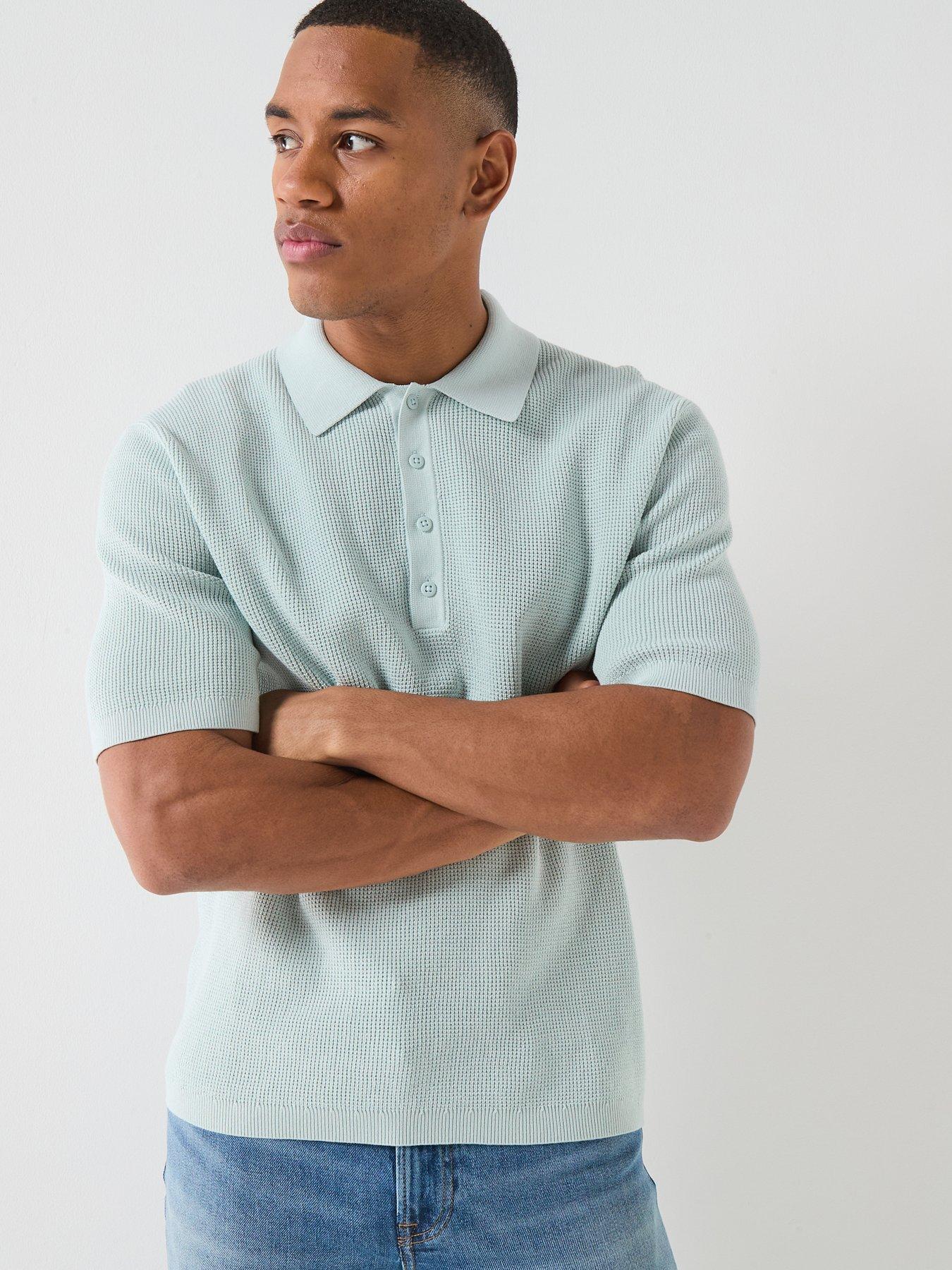 Calvin Klein Jeans Casual Pique Polo Shirt - Pale Meadow