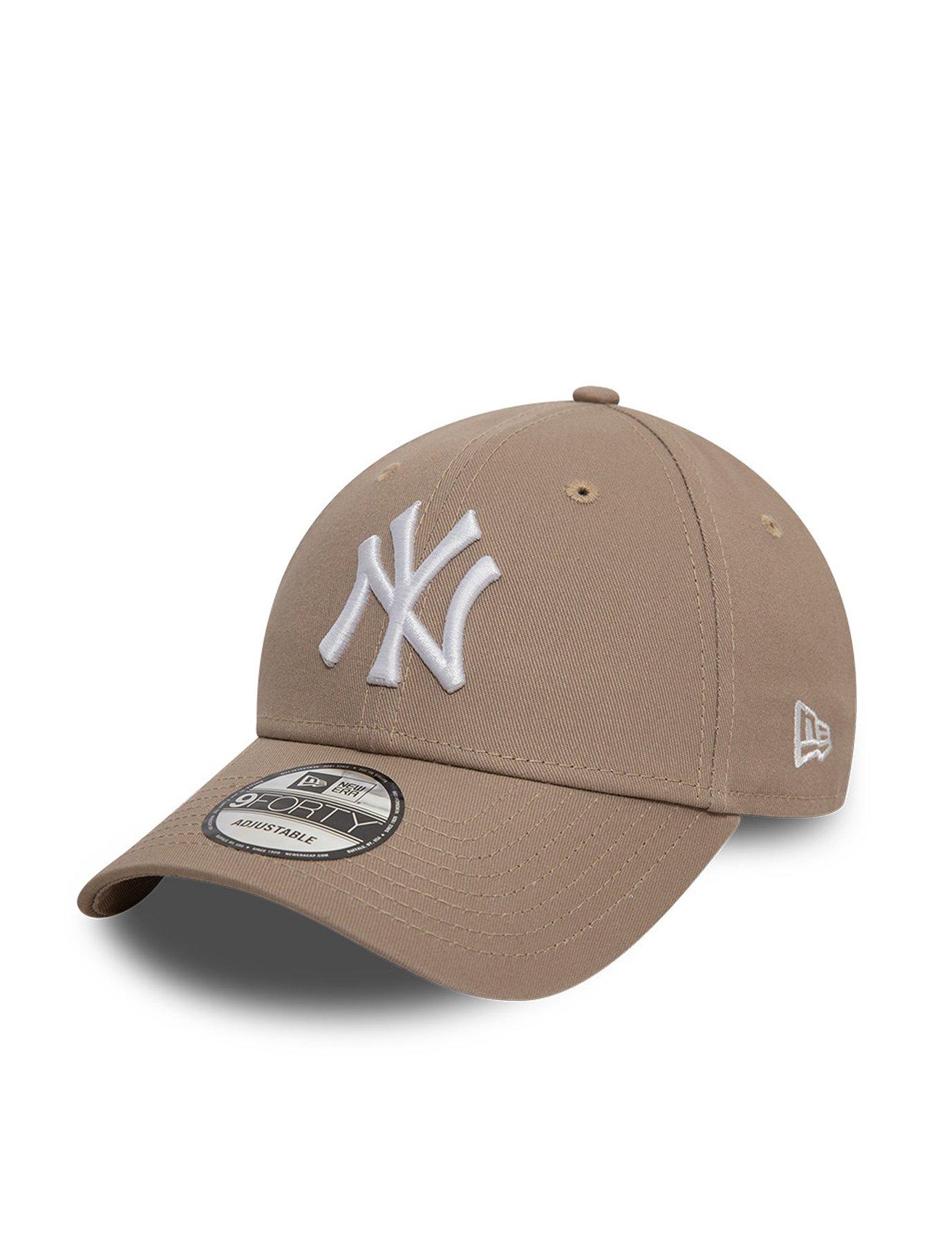 new-era-mlb-league-essentials-ny-yankees-9forty-baseball-cap-beige