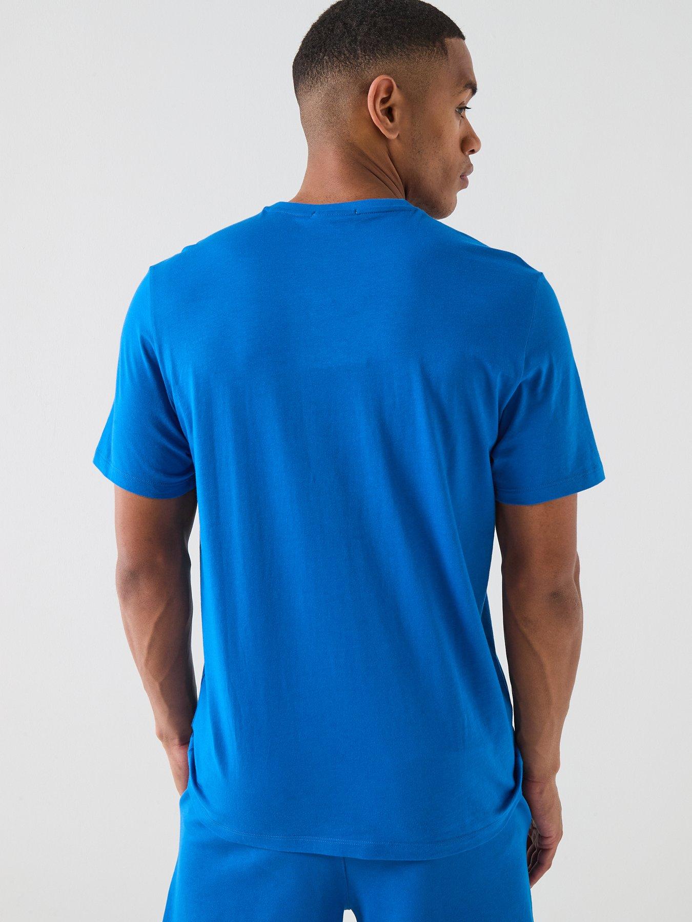 calvin-klein-jeans-badge-classic-t-shirt-bluestillFront