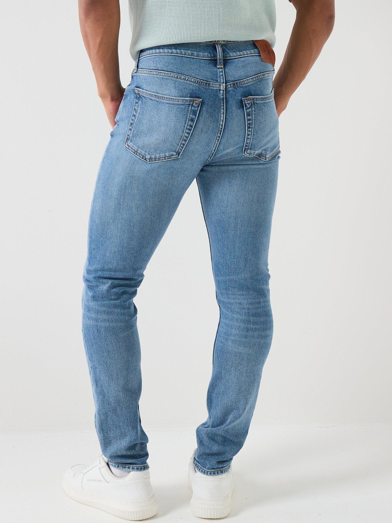 calvin-klein-jeans-slim-taper-fit-jeans-bluestillFront