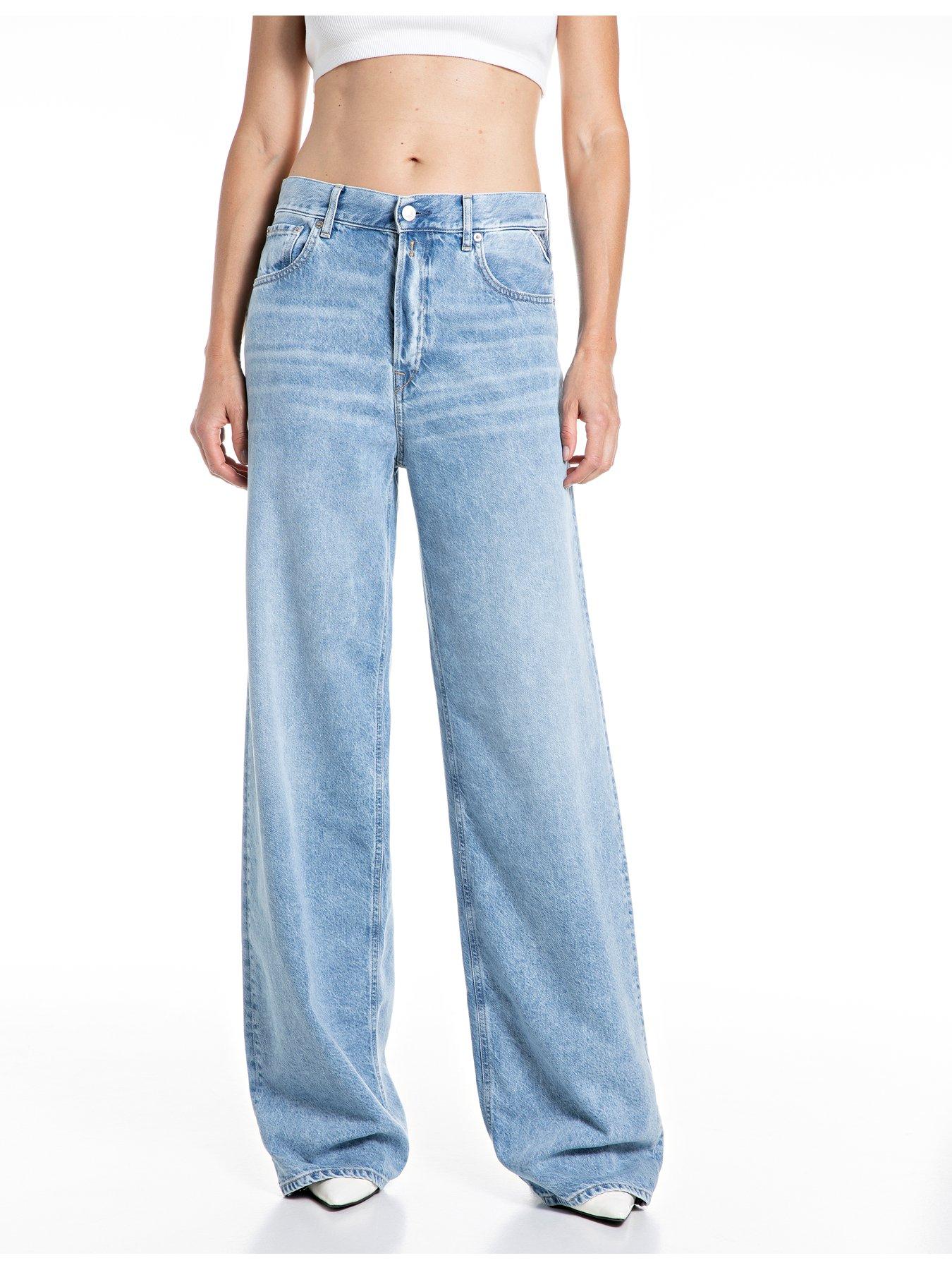 Replay Wide Leg Jean
