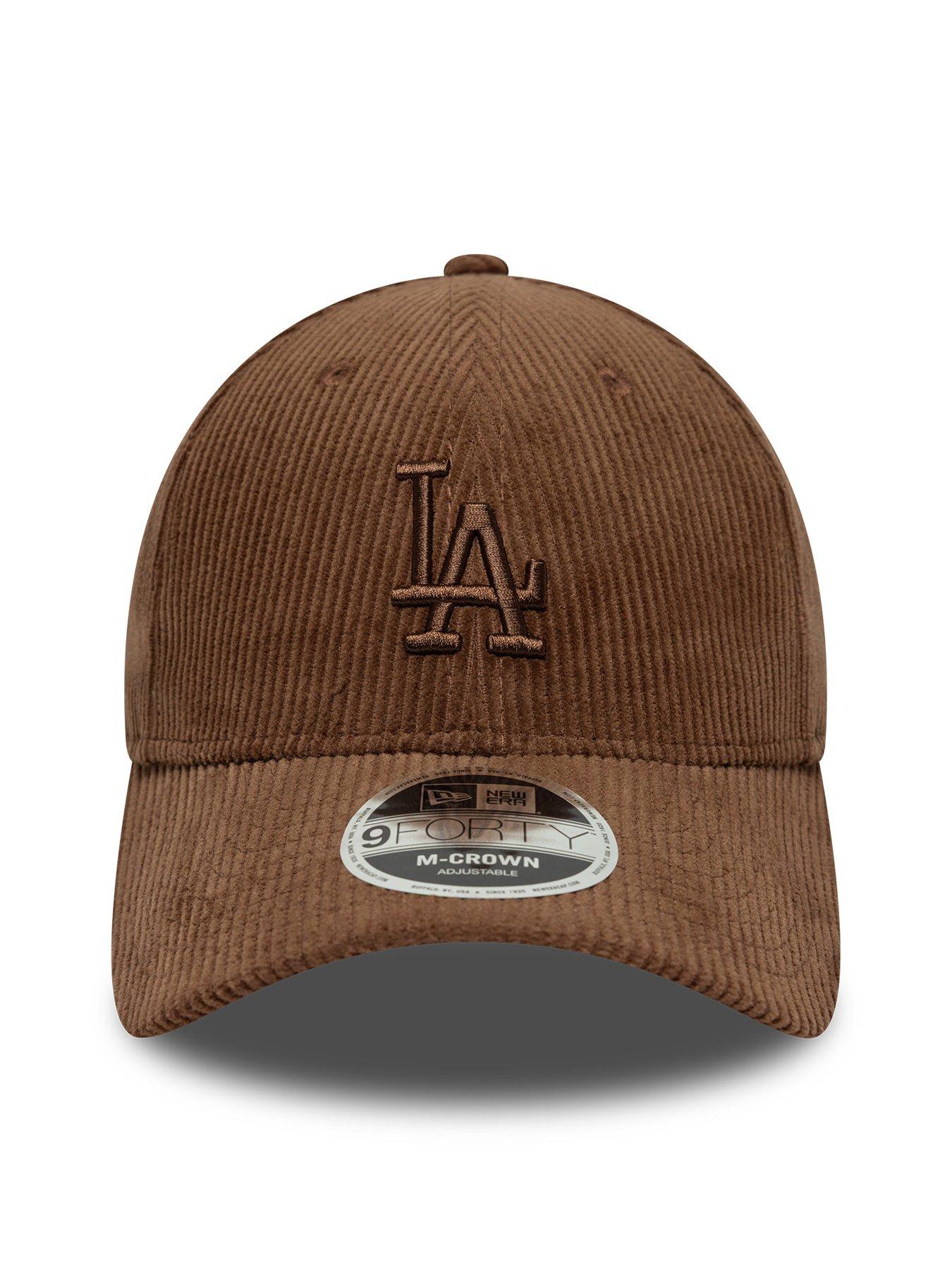 new-era-cord-la-dodgers-9forty-mlb-baseball-cap-brownoutfit