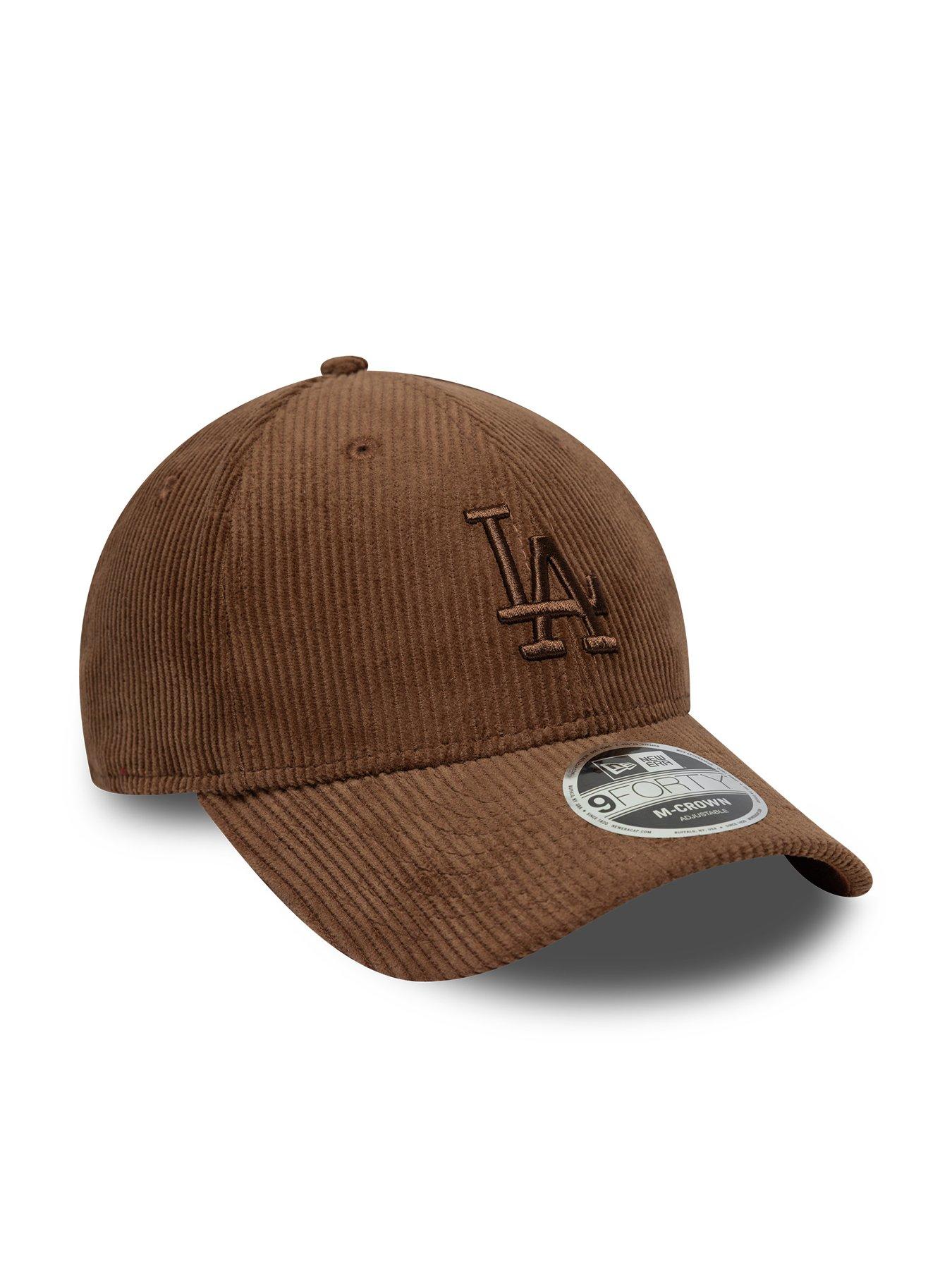 new-era-cord-la-dodgers-9forty-mlb-baseball-cap-browndetail