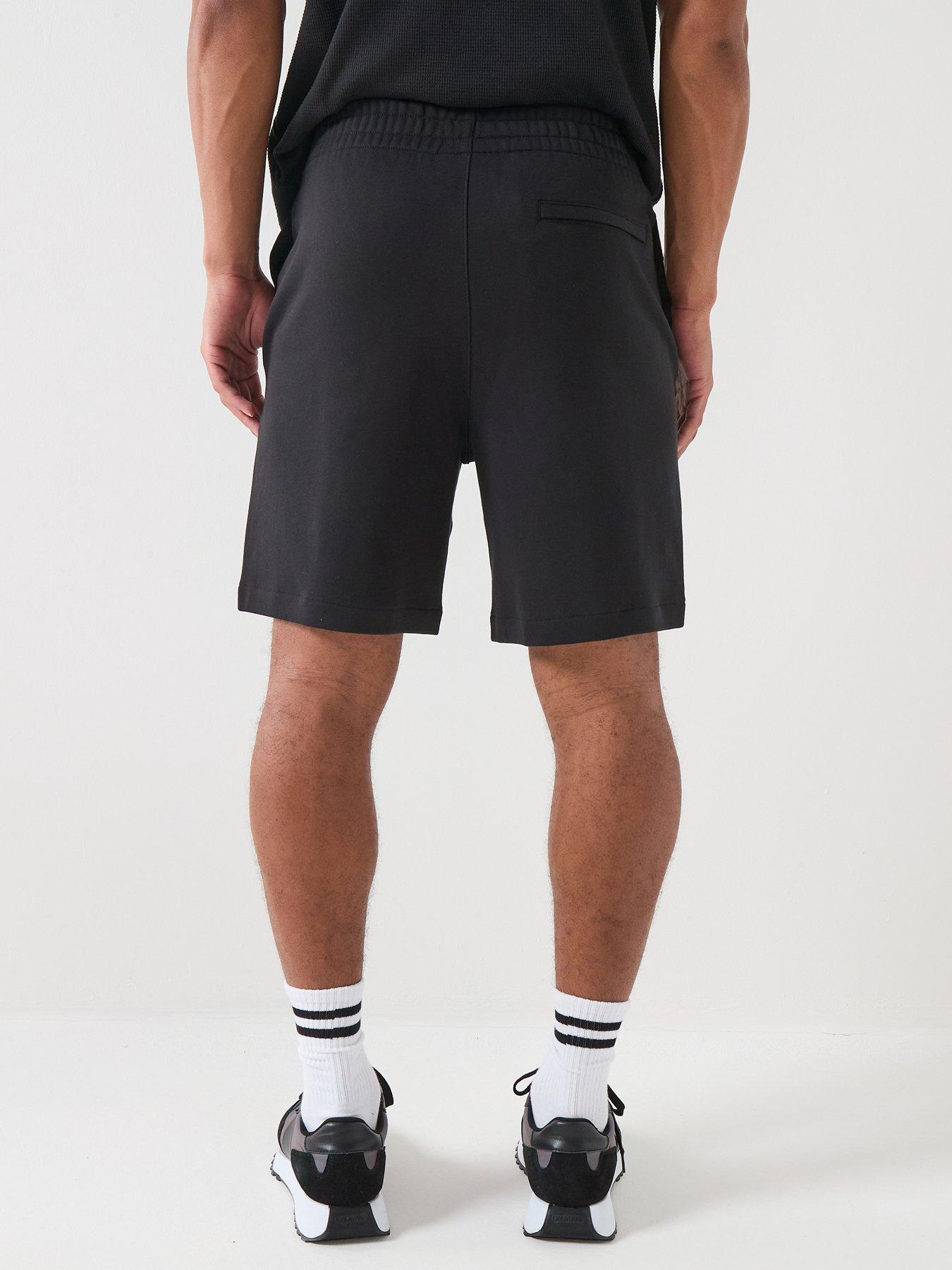 calvin-klein-jeans-sweat-badge-short-shorts-blackstillFront