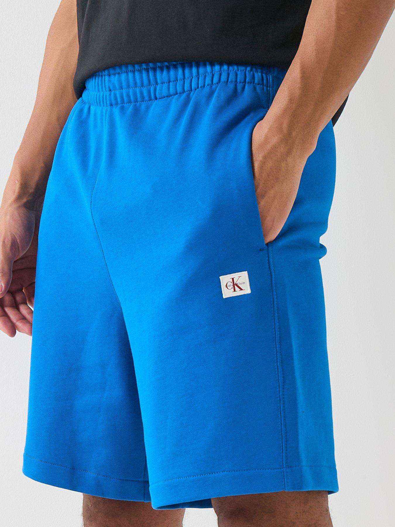 Image 5 of 6 of Calvin Klein Jeans Sweat Badge Short Shorts - Classic Blue