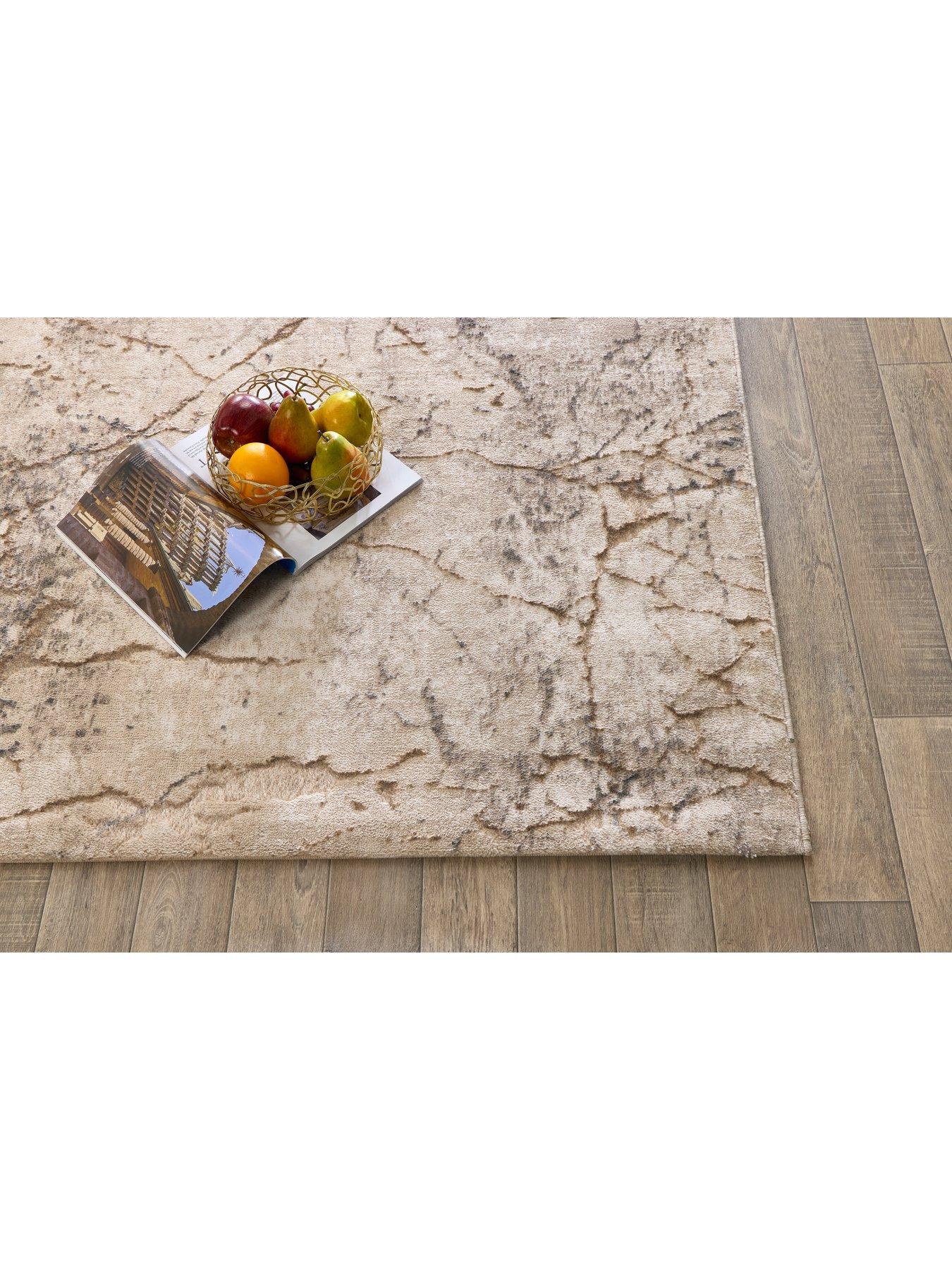 Image 3 of 5 of The Very Collection Calacatta Earth/Natural&nbsp;Rug