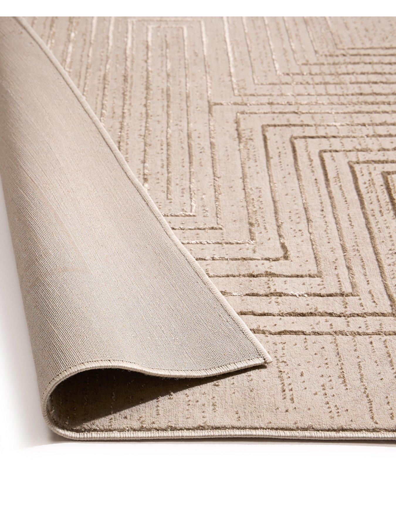 Image 3 of 5 of The Very Collection Calacatta Lines Natural&nbsp;Rug