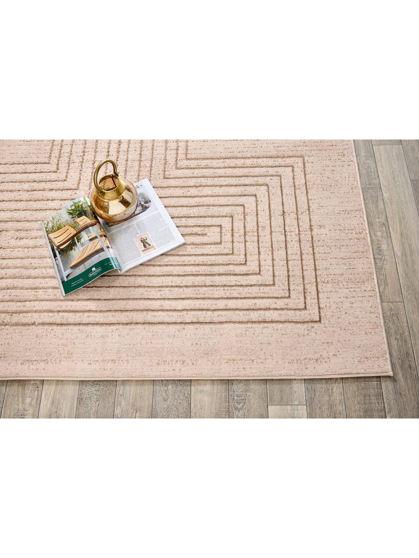 Image 4 of 5 of The Very Collection Calacatta Lines Natural&nbsp;Rug