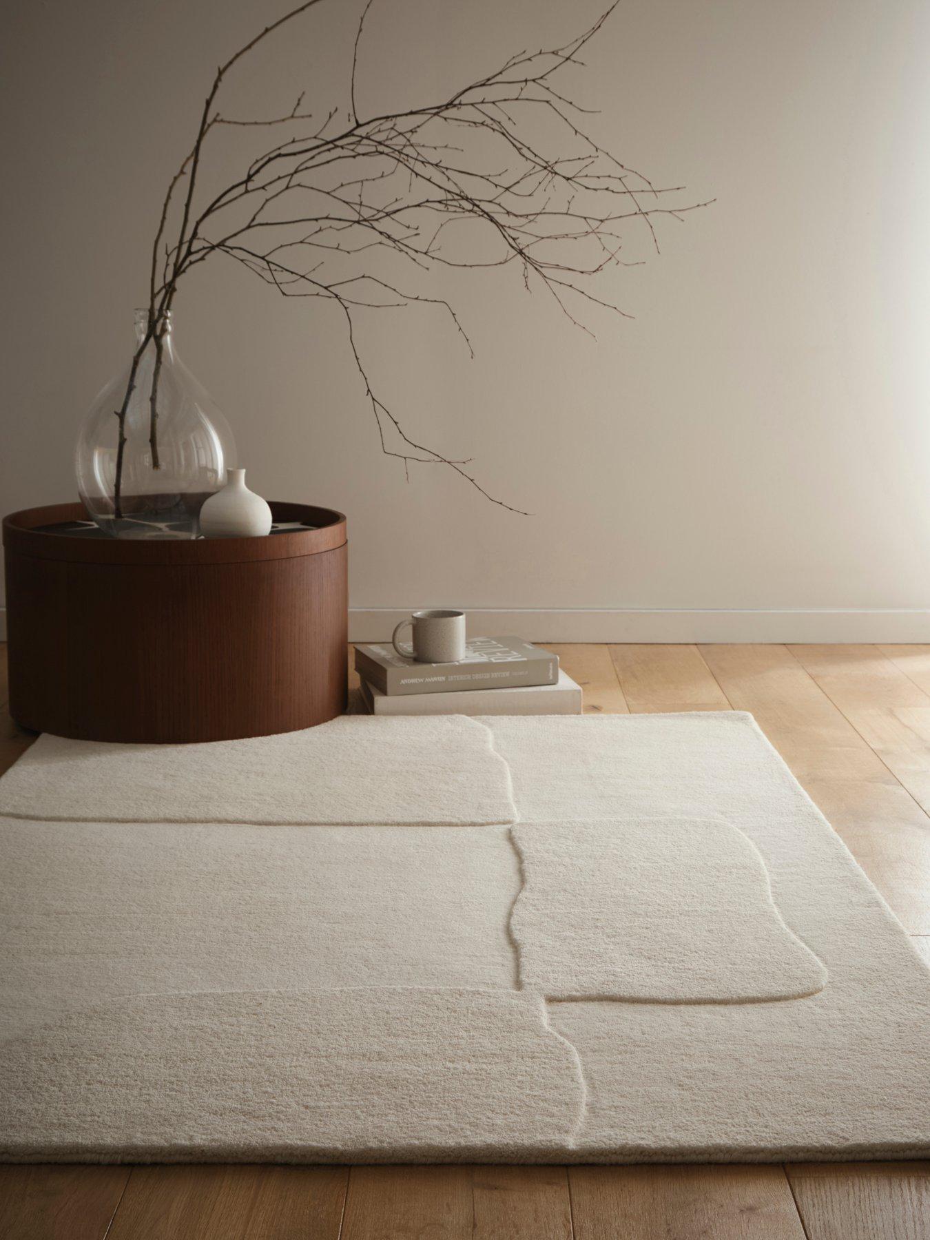 Image 1 of 5 of The Very Collection Sculptured Wool Boulder Rug