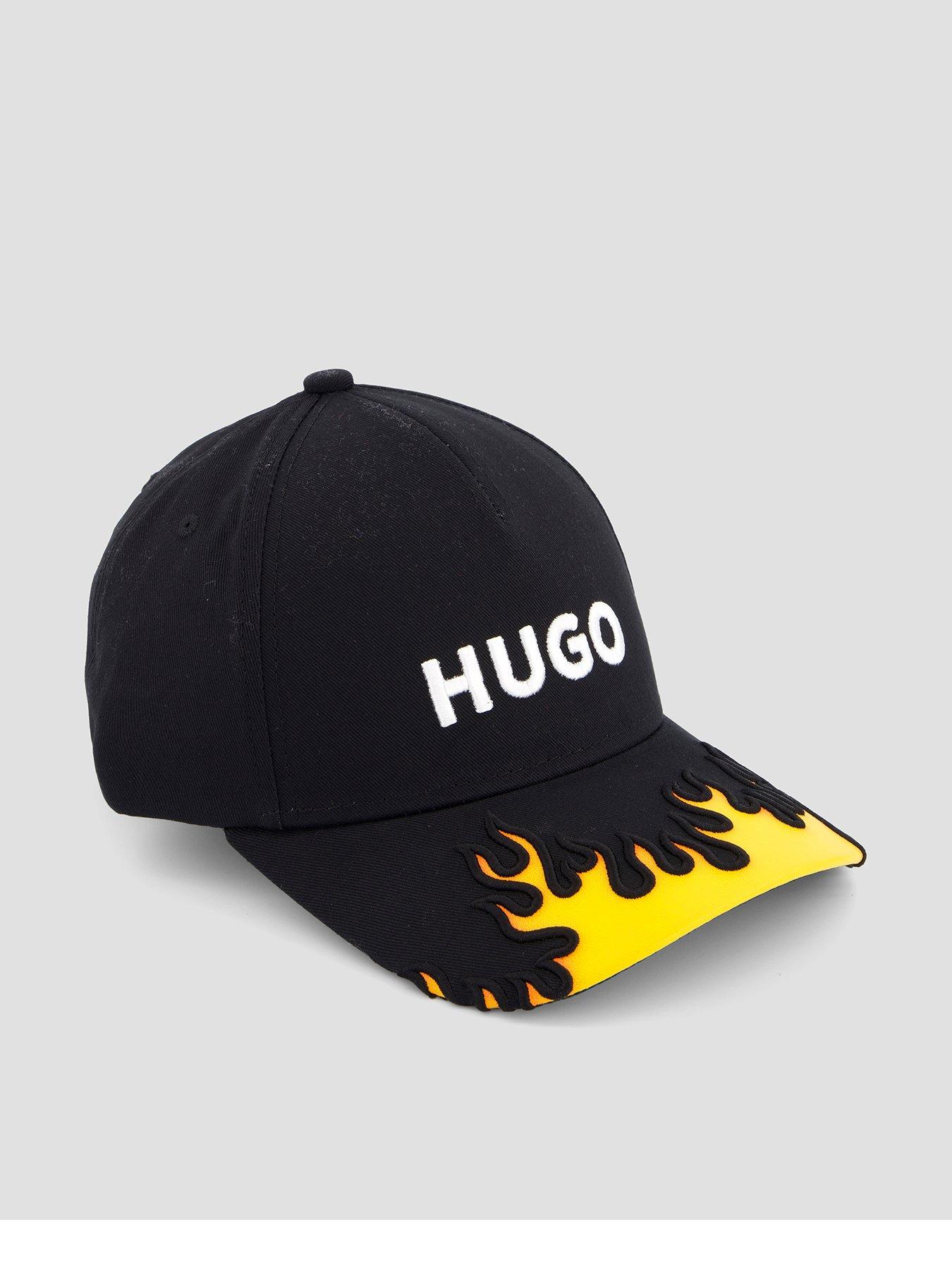 hugo-jad-flame-baseball-cap-black