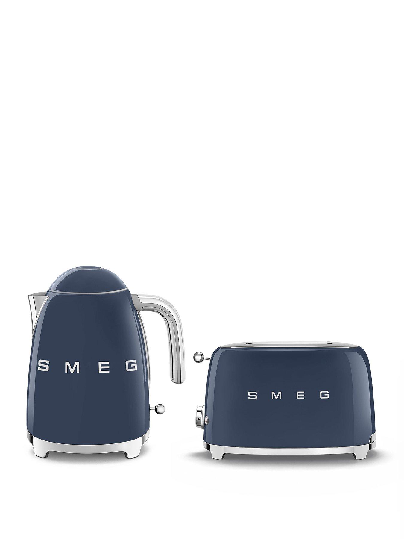 Smeg Smeg Kettle and 2 Slice Toaster, Navy