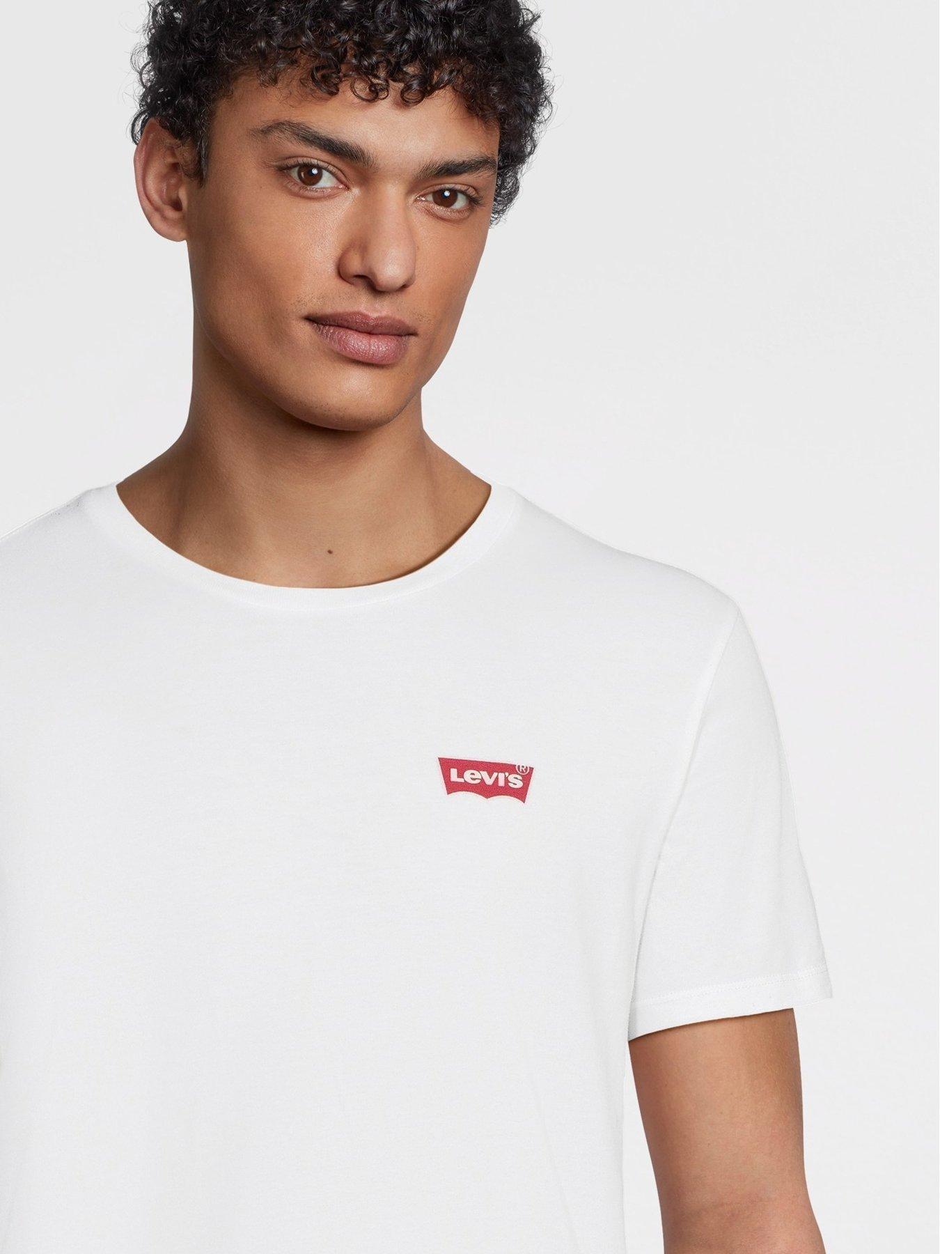 Image 5 of 5 of Levi's 2 Pack Logo Short Sleeve T-Shirt - Black/White